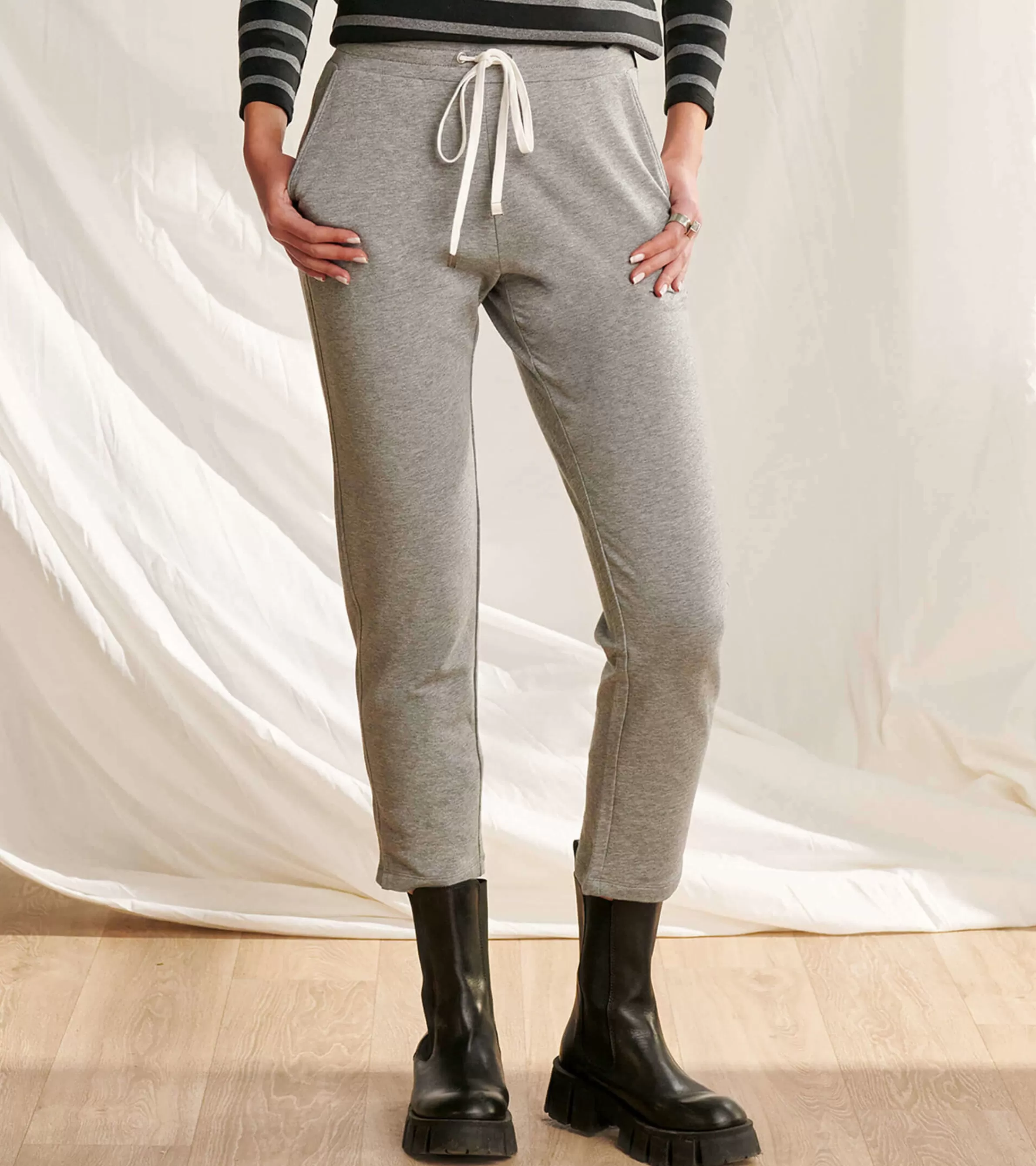 Women Hatley Bottoms*Adrien Jogger - Charcoal Melange