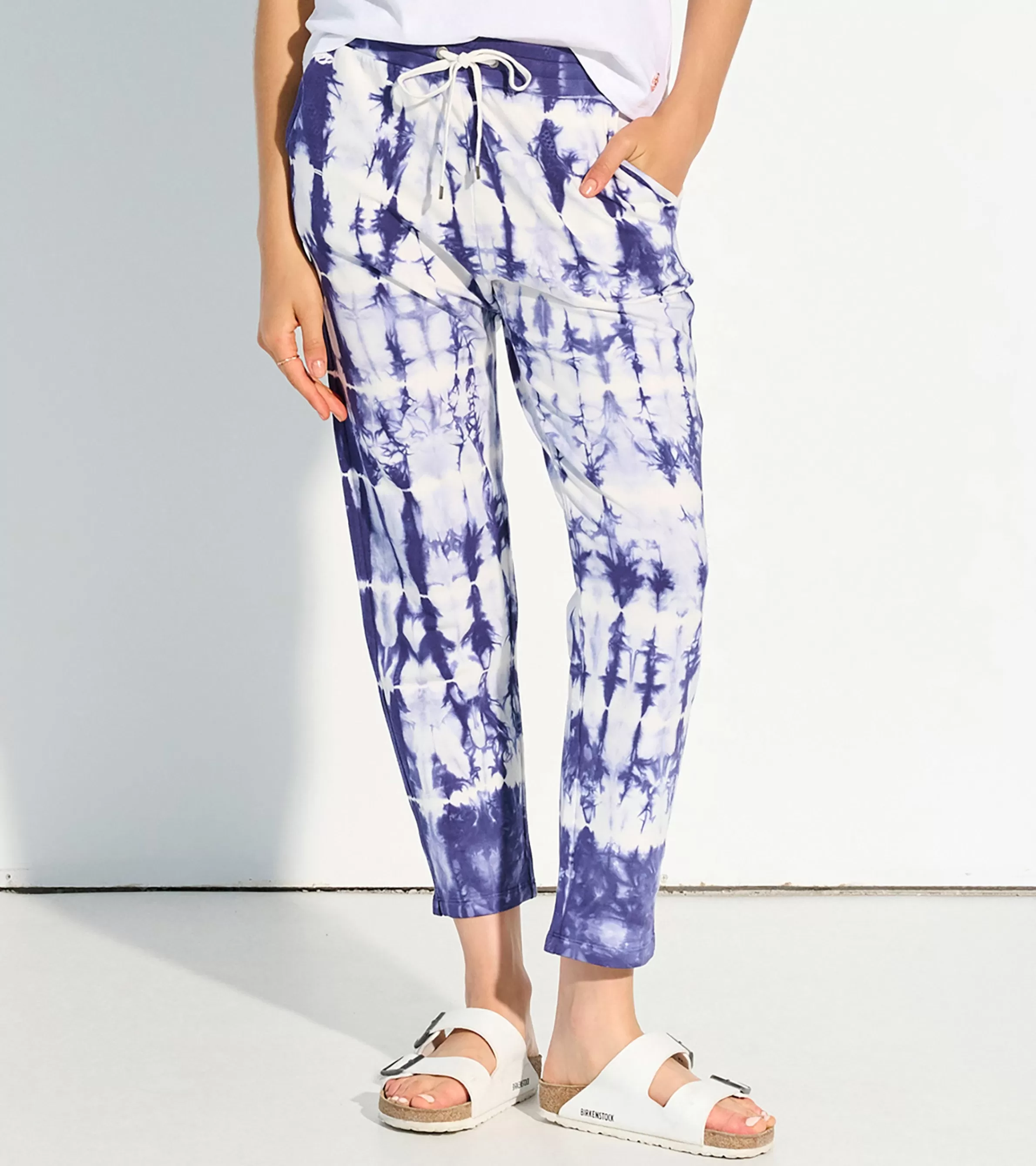 Women Hatley Bottoms*Adrien Joggers - Tie Dye Stripes