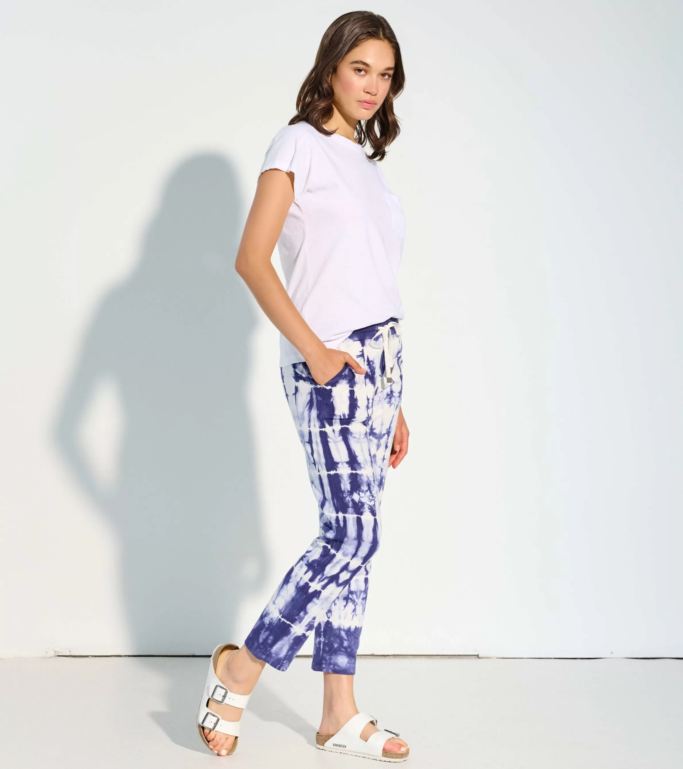 Women Hatley Bottoms*Adrien Joggers - Tie Dye Stripes