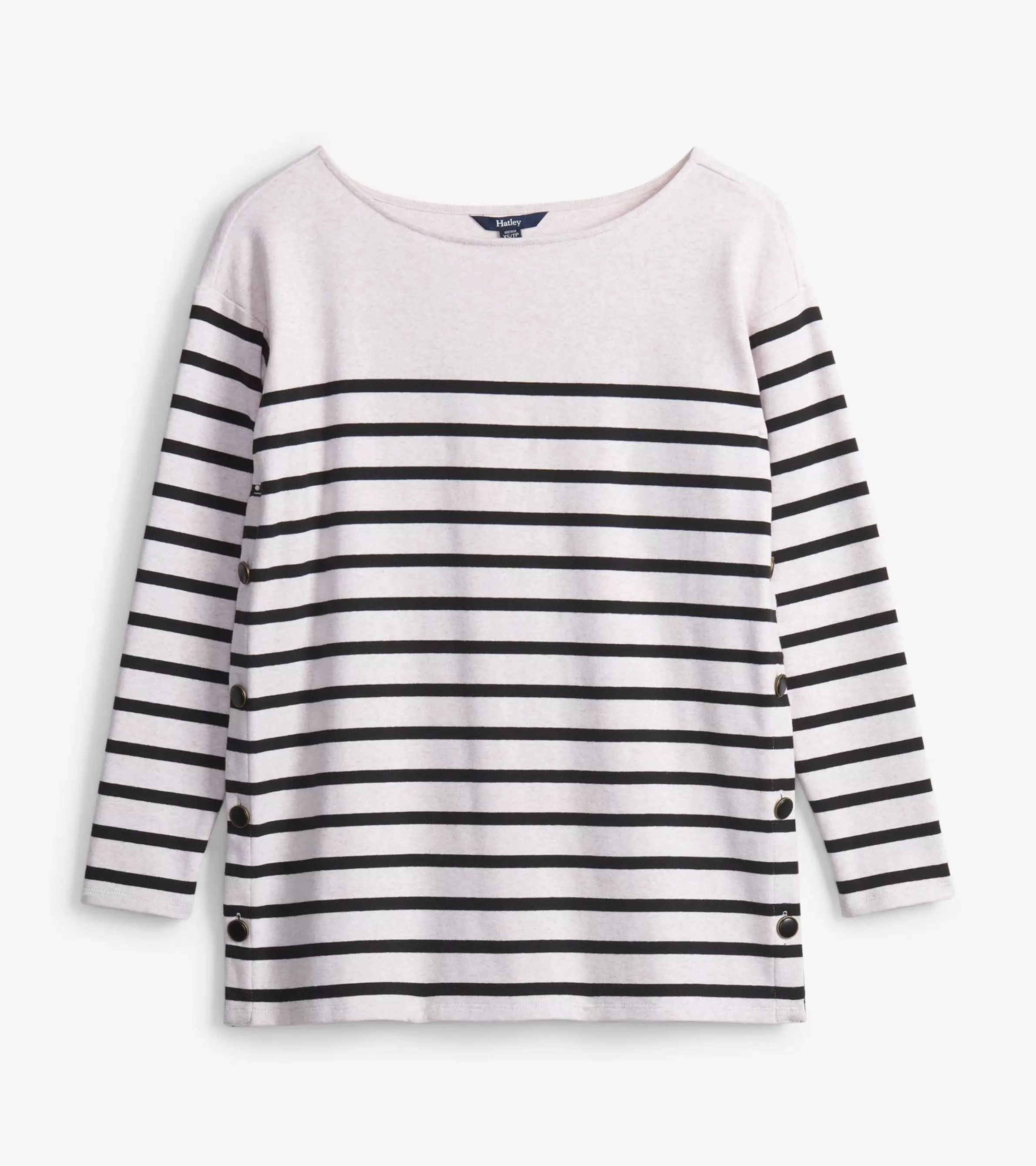 Women Hatley Tops*Ali Breton Top - Cream Melange Stripes