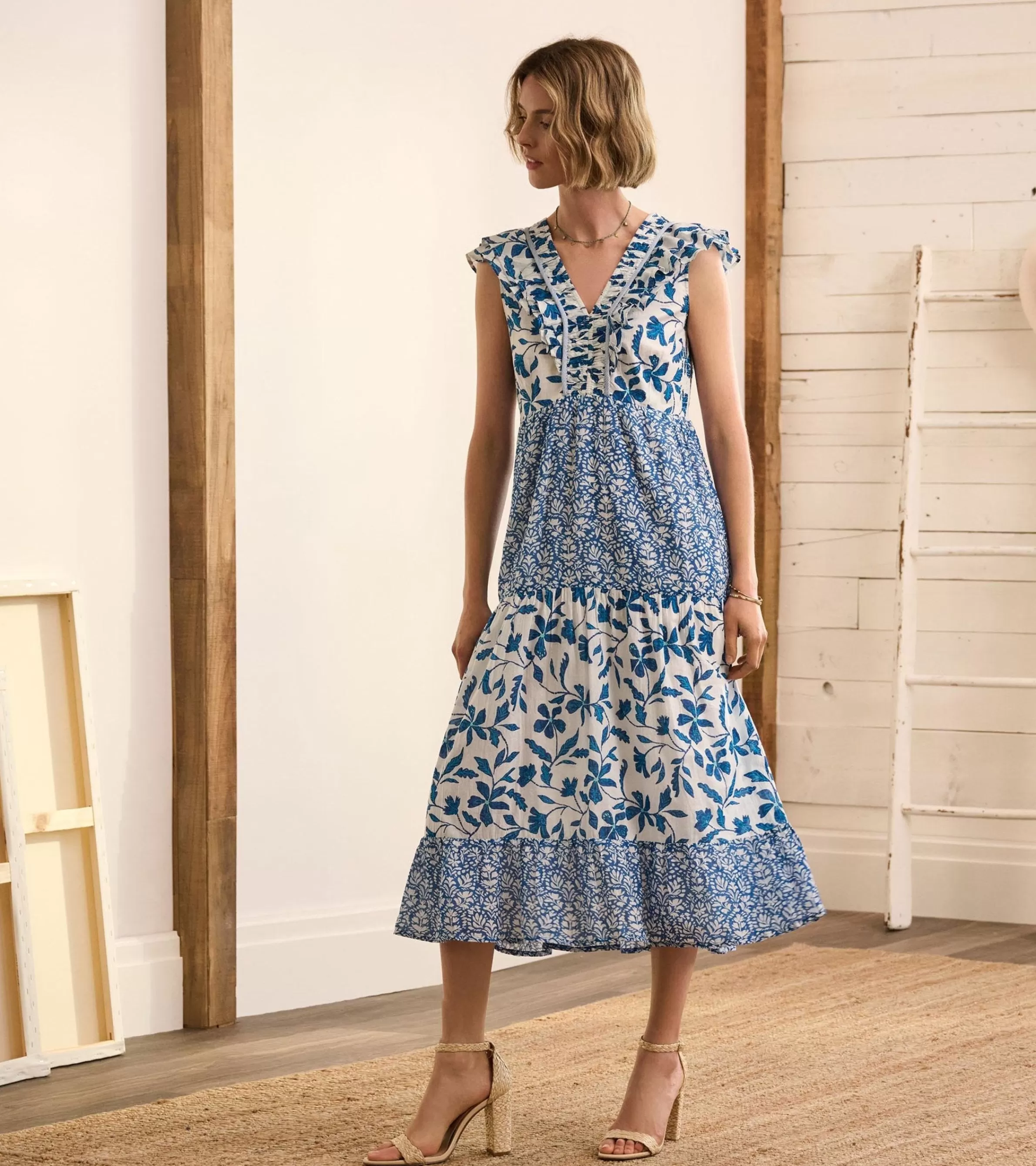 Women Hatley Dresses*Aria Midi Dress - Shibori Mix