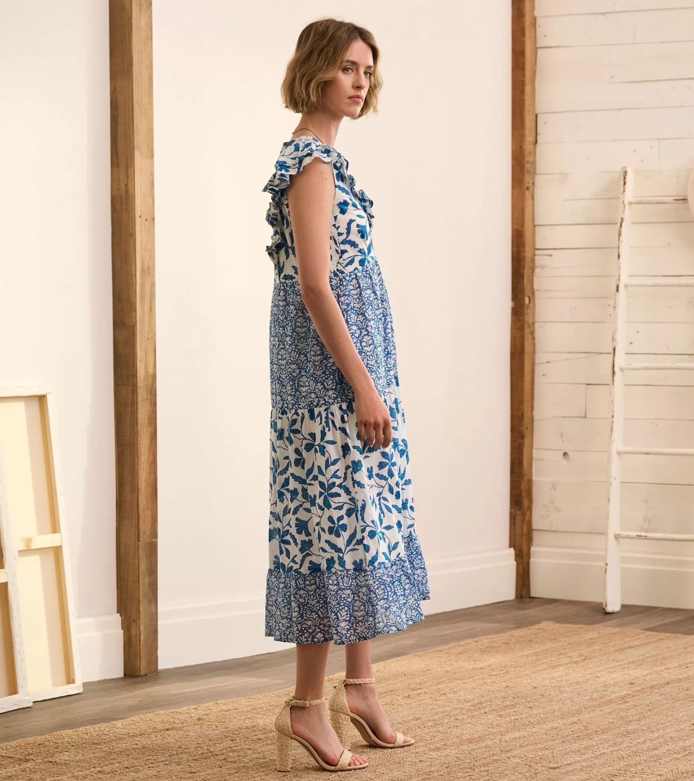 Women Hatley Dresses*Aria Midi Dress - Shibori Mix