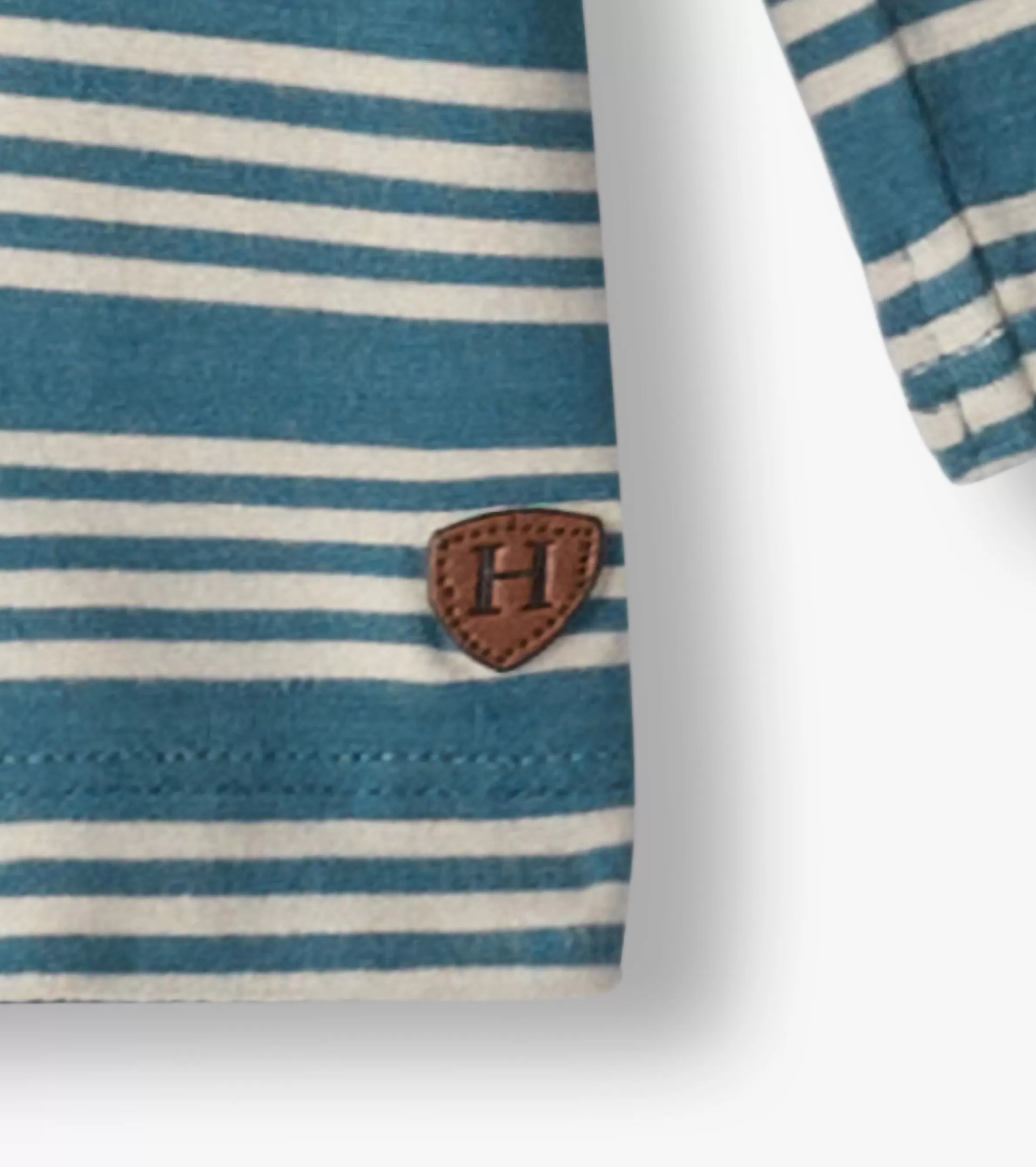 Hatley Tops*Baby & Toddler Boys Bluestone Stripes Long Sleeve Bamboo T-Shirt