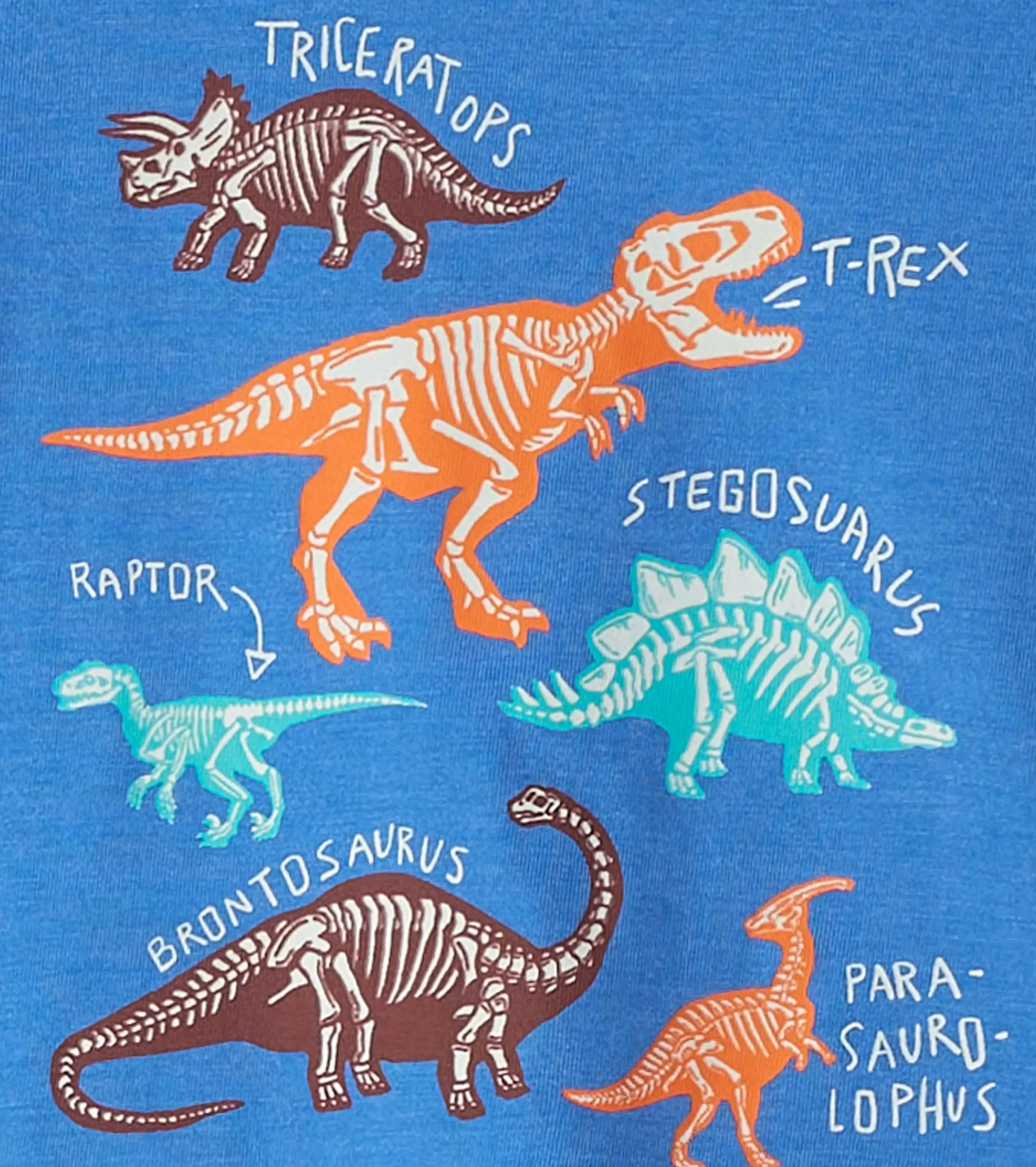 Hatley Tops*Baby & Toddler Boys Dinosaur Bones Long Sleeve T-Shirt