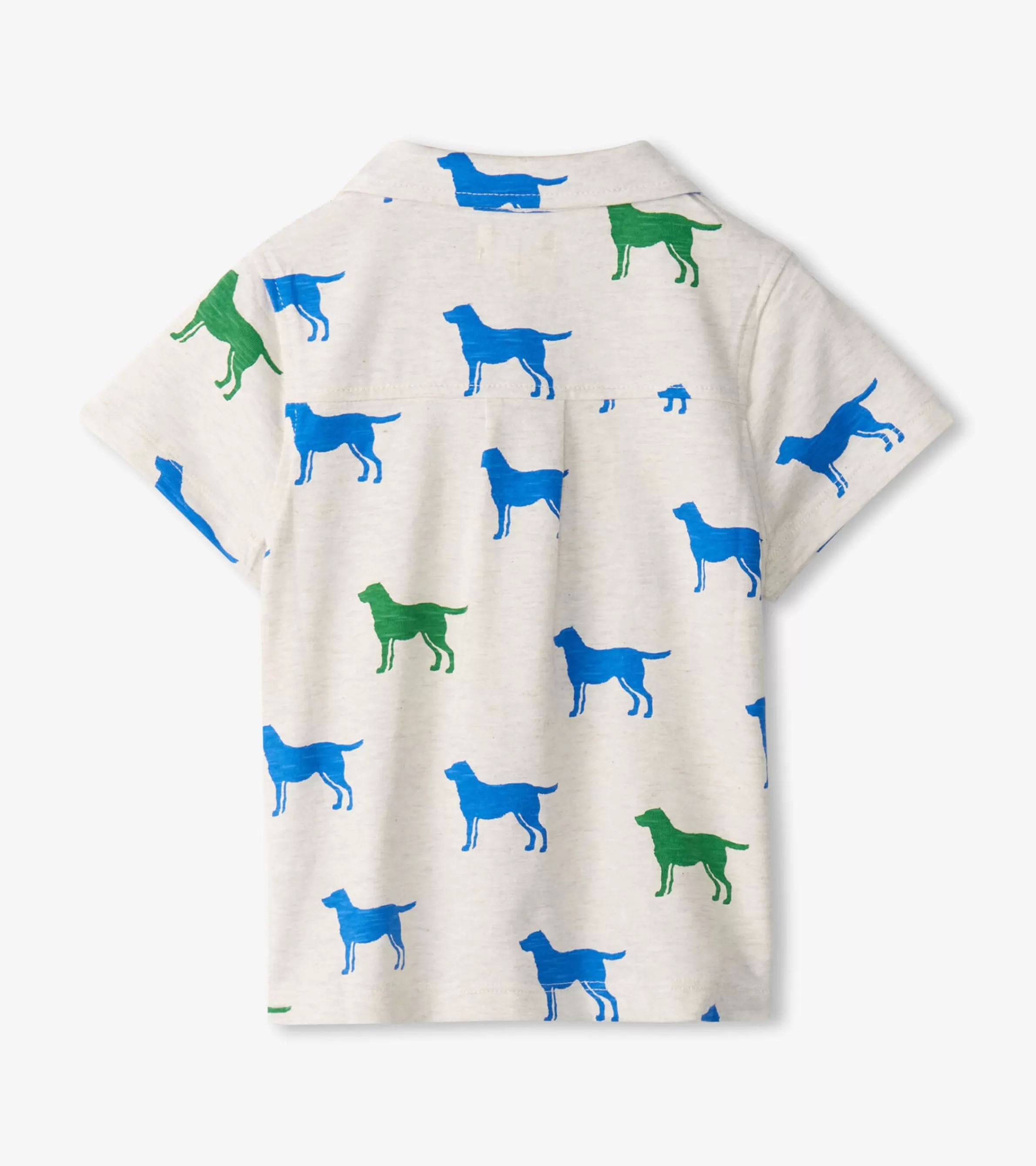 Hatley Tops*Baby & Toddler Boys Dog Silhouette Jersey Button Down