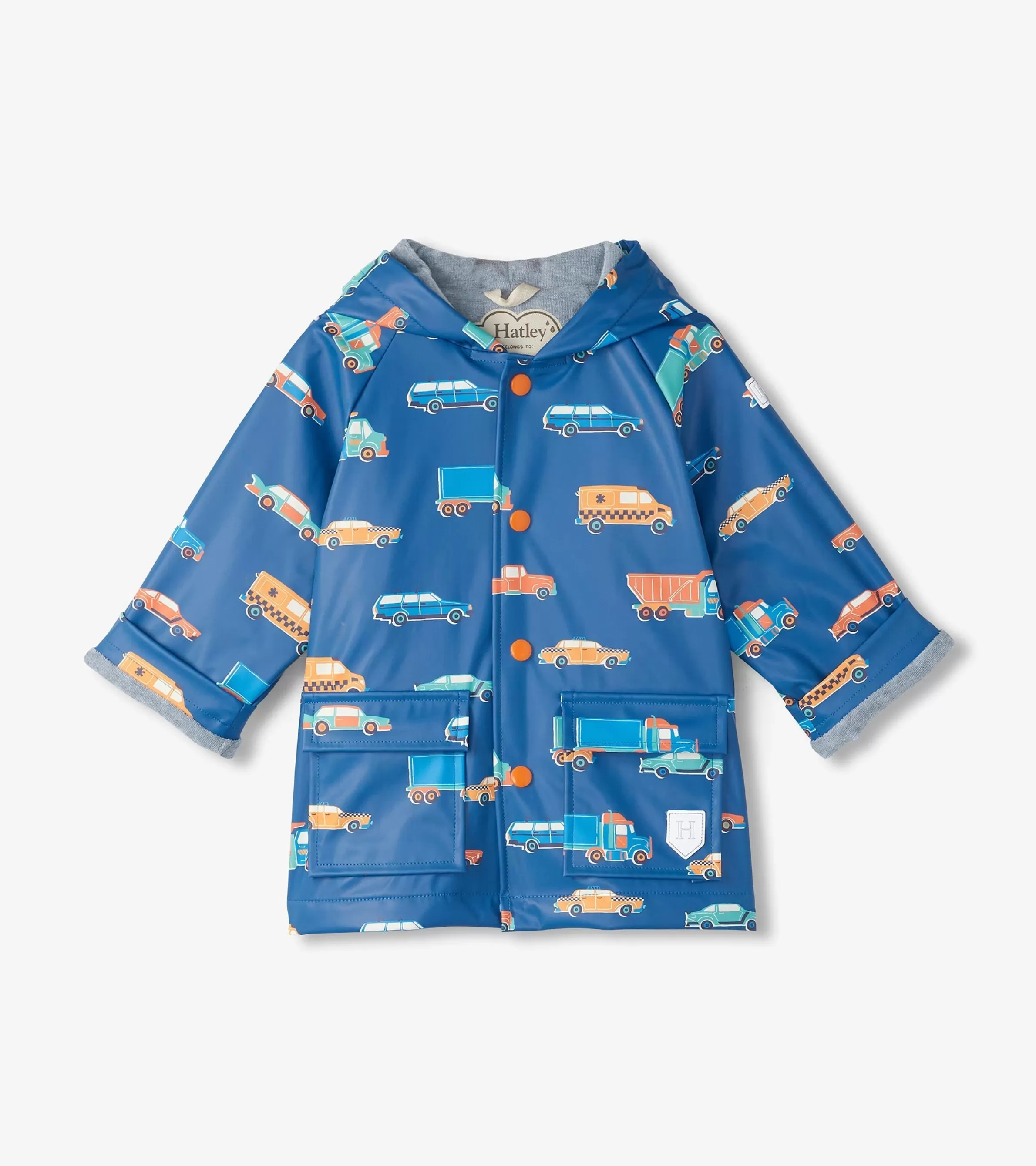 Hatley Rainwear | Rainwear*Baby & Toddler Boys Driving Cars Button-Up Rain Jacket