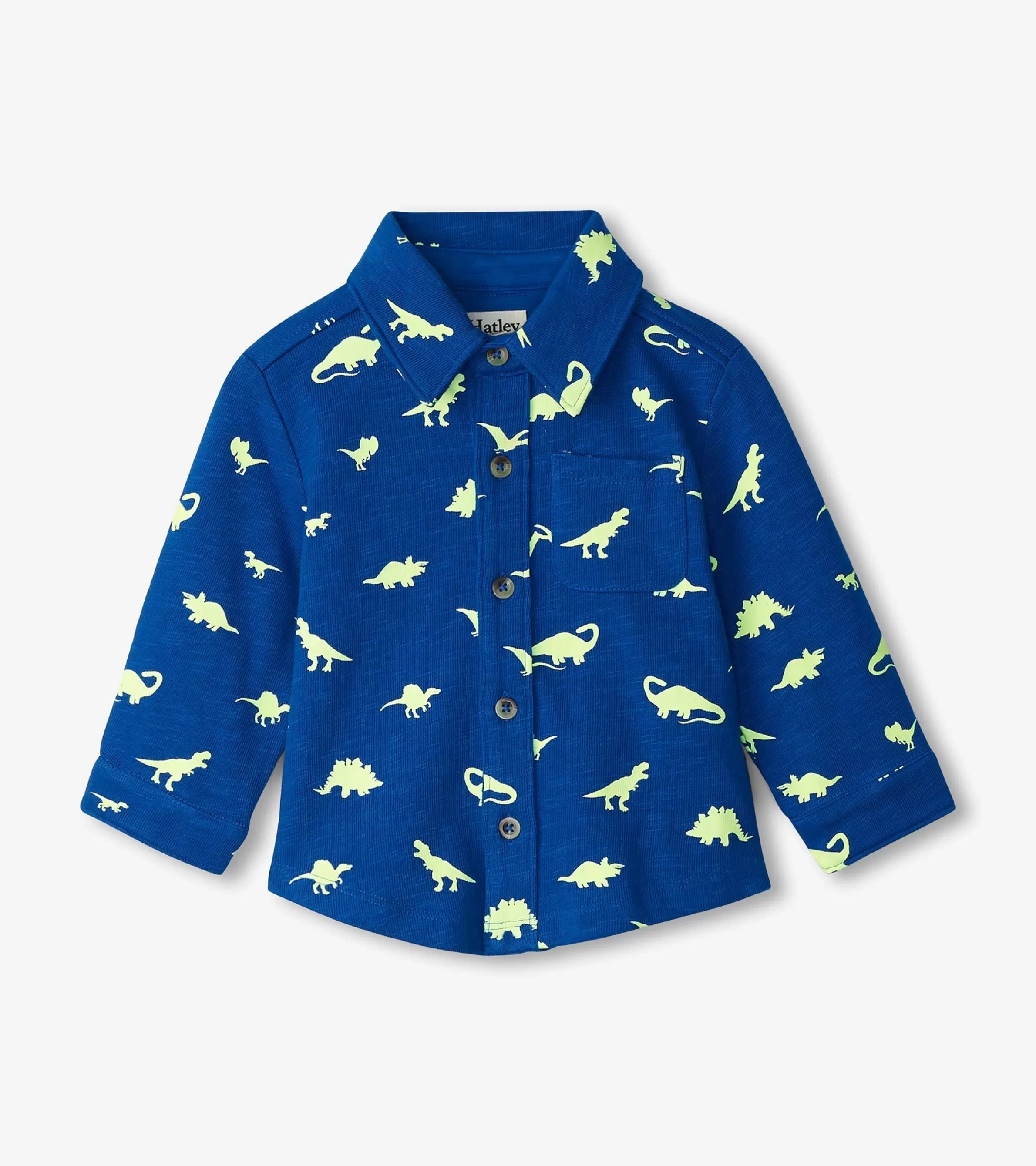 Hatley Tops*Baby & Toddler Boys Mini Dinos Button Down Shirt