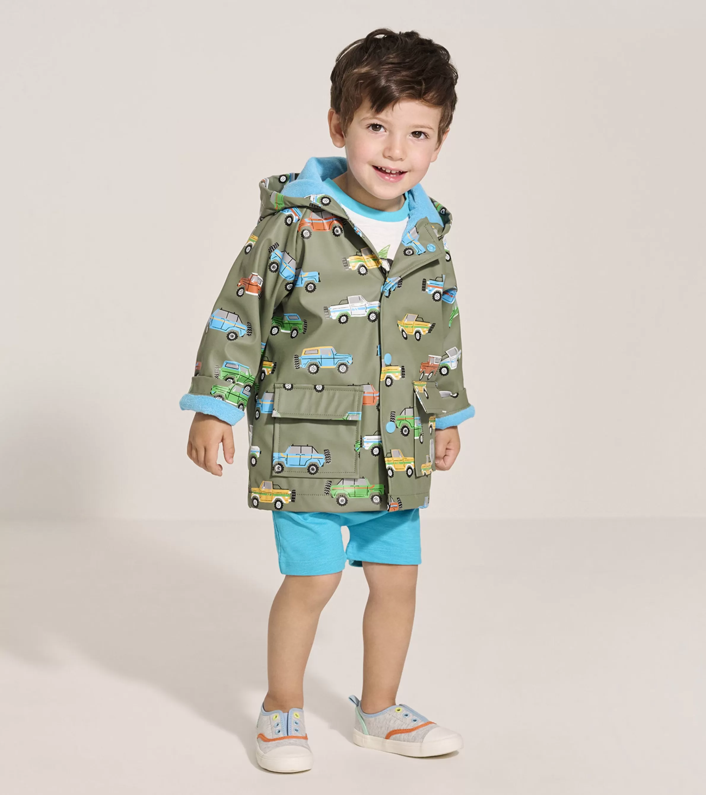 Hatley Rainwear | Rainwear*Baby & Toddler Boys Off-Roading Button-Up Rain Jacket