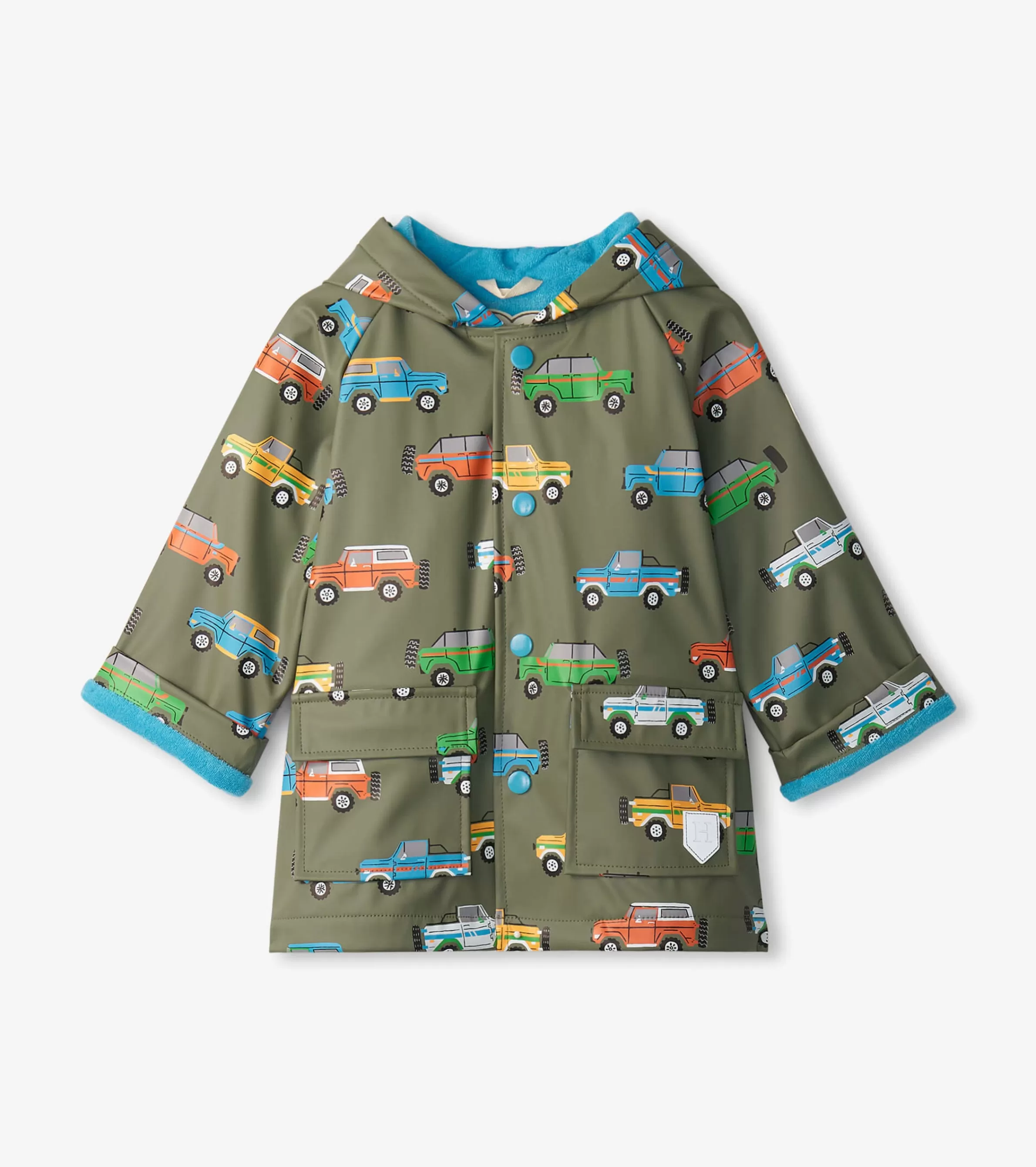 Hatley Rainwear | Rainwear*Baby & Toddler Boys Off-Roading Button-Up Rain Jacket