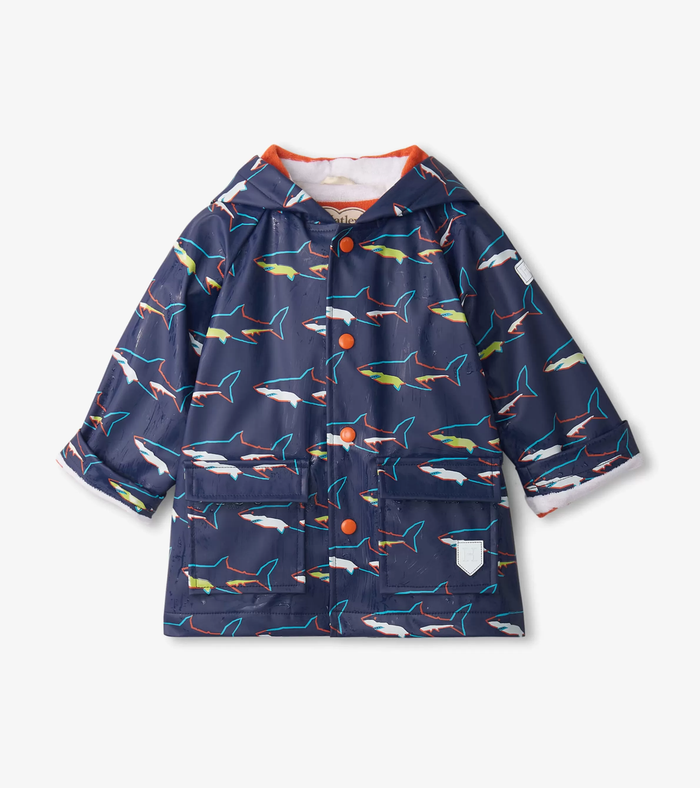 Hatley Rainwear | Rainwear*Baby & Toddler Boys Sharks Button-Up Rain Jacket