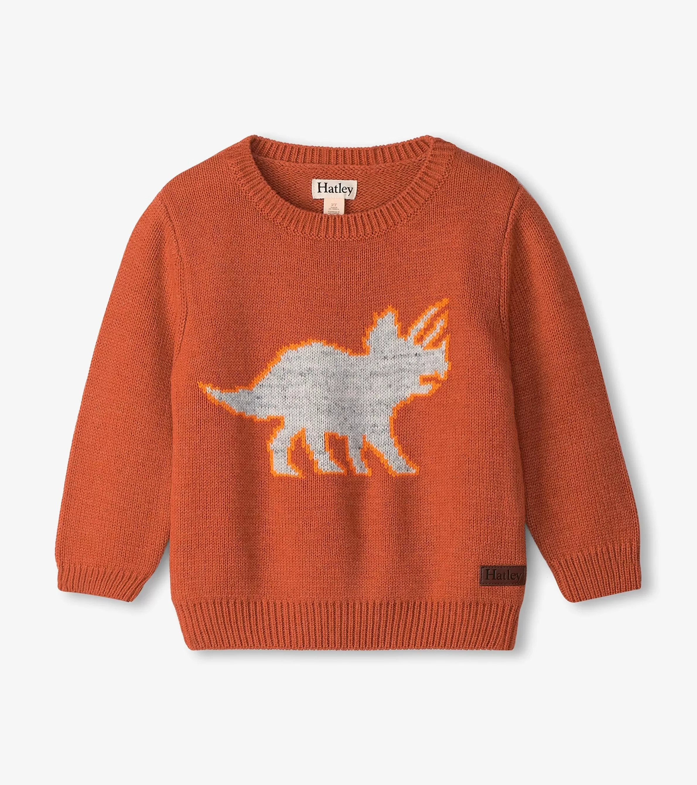 Hatley Sweaters*Baby & Toddler Boys Triceratops Crew Neck Knit Sweater