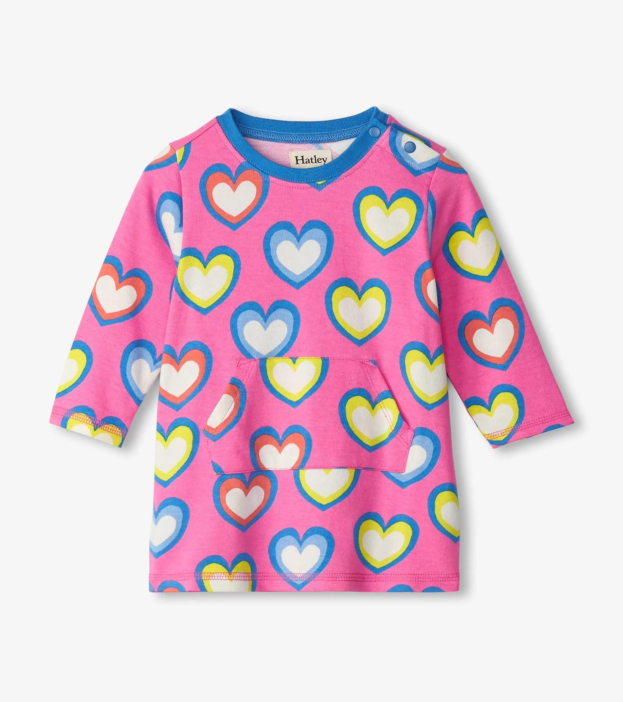 Hatley Dresses*Baby & Toddler Girls Big Groovy Heart Terry Dress