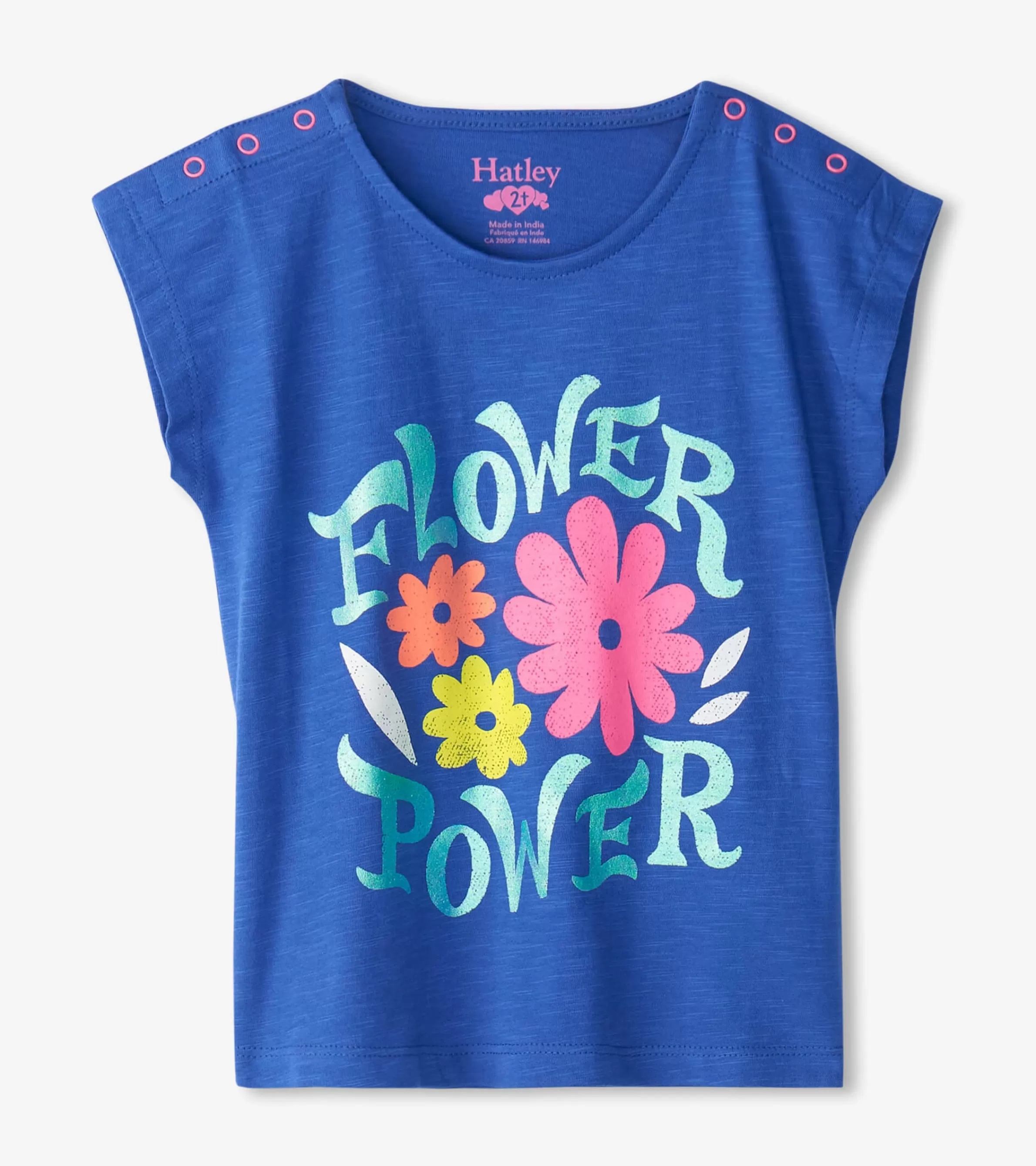 Hatley Tops*Baby & Toddler Girls Flower Power Snap Button Shirt