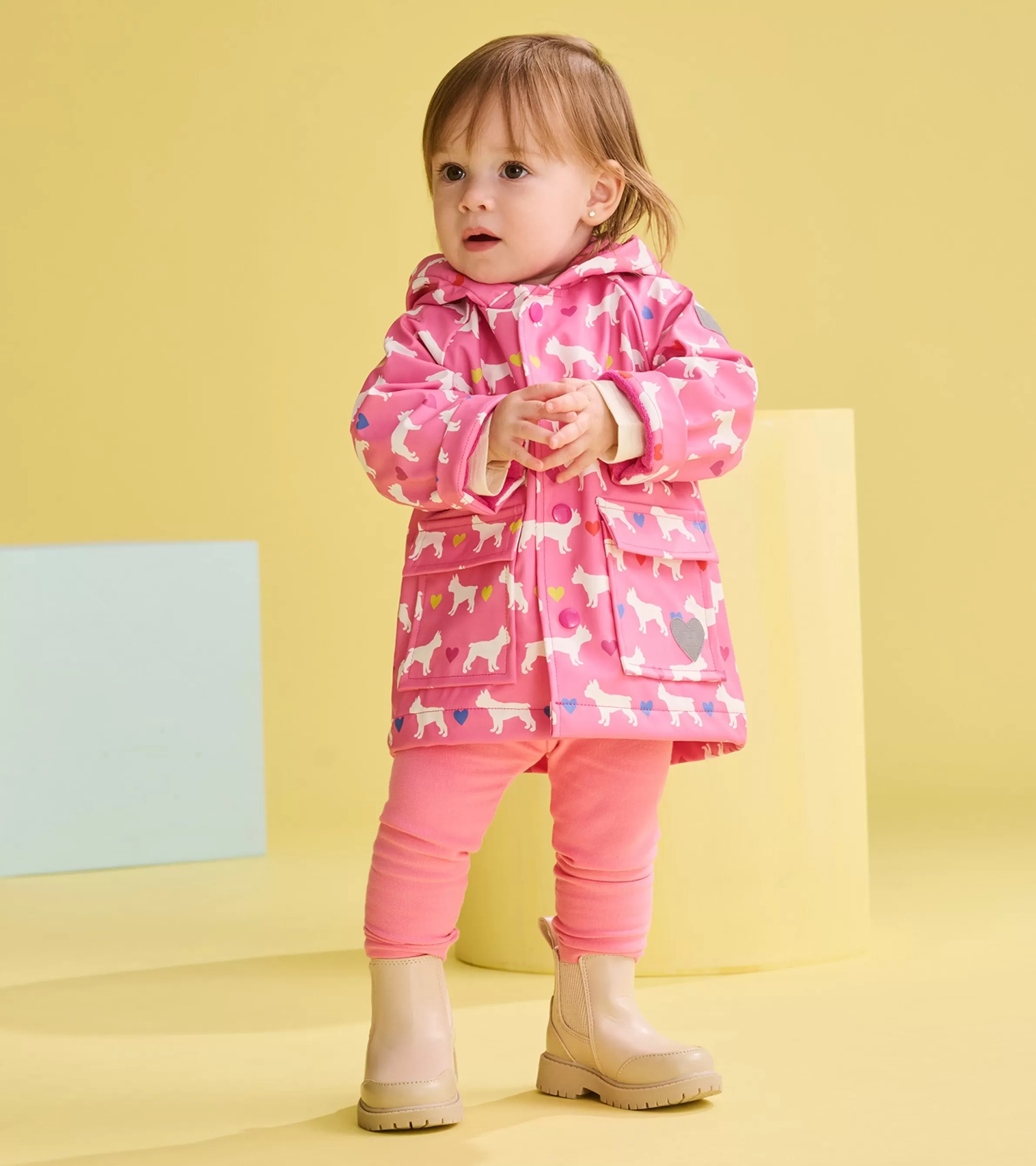 Hatley Rainwear | Rainwear*Baby & Toddler Girls French Bulldogs Button-Up Rain Jacket