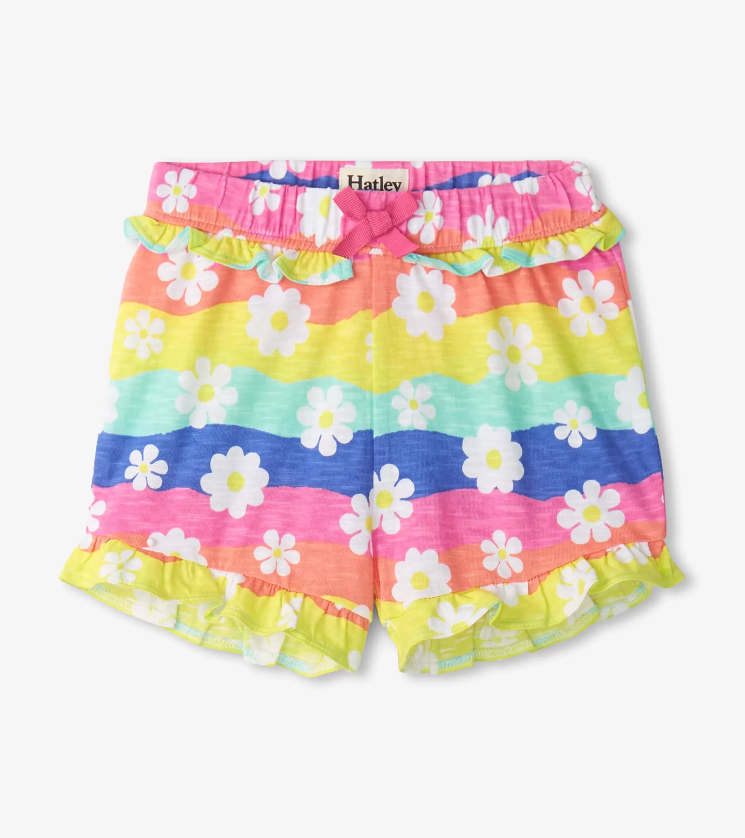 Hatley Bottoms*Baby & Toddler Girls Groovy Flowers Ruffle Shorts