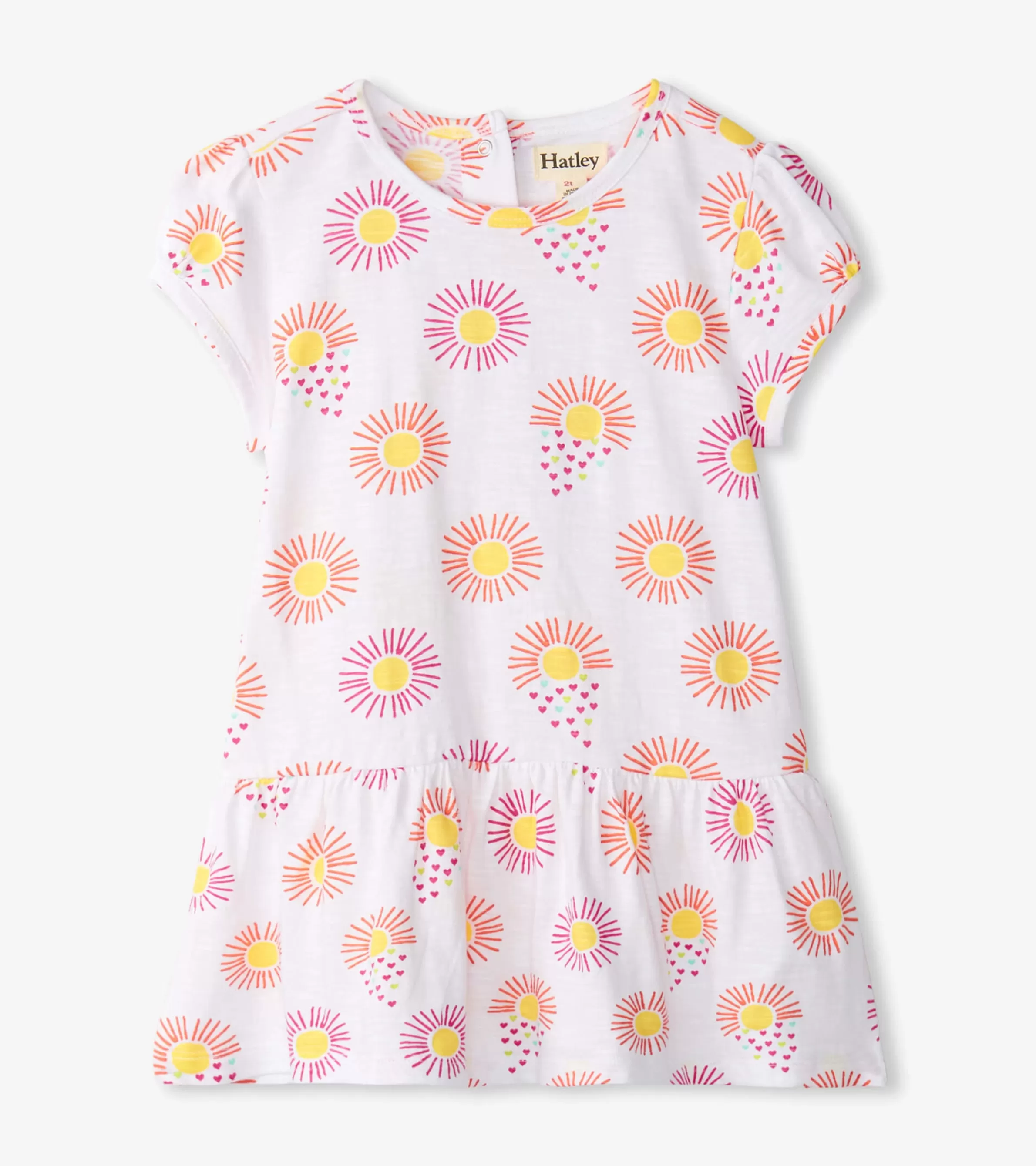 Hatley Dresses*Baby & Toddler Girls Heart Suns Gathered Dress