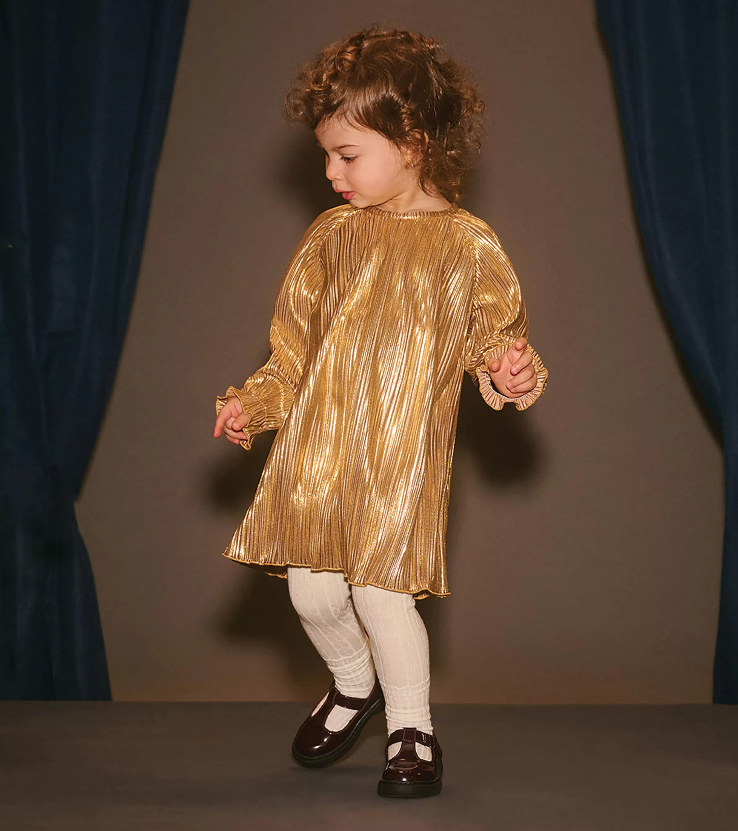 Hatley Dresses*Baby & Toddler Gold Metallic Special Dress