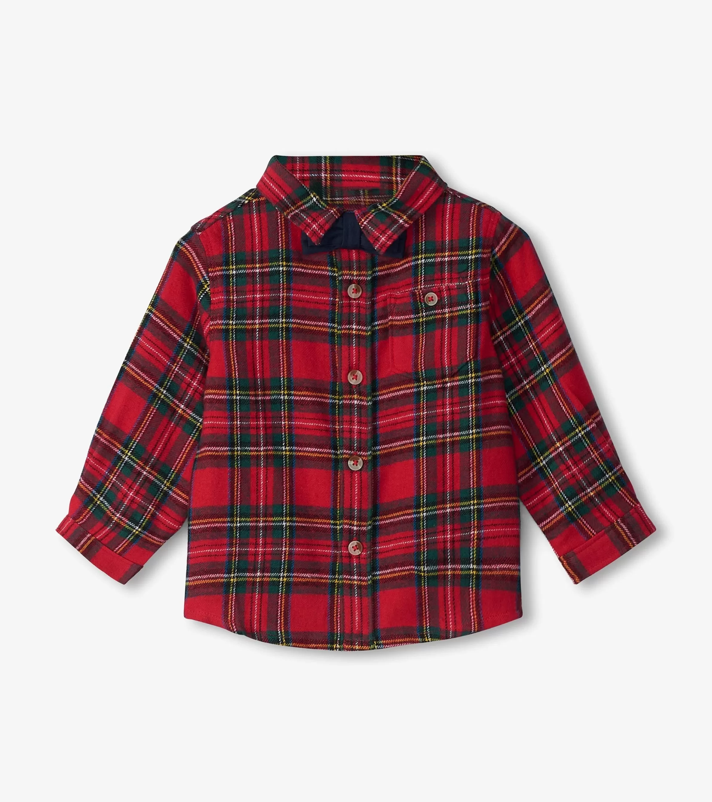 Hatley Tops*Baby & Toddler Red Plaid Button Down Shirt