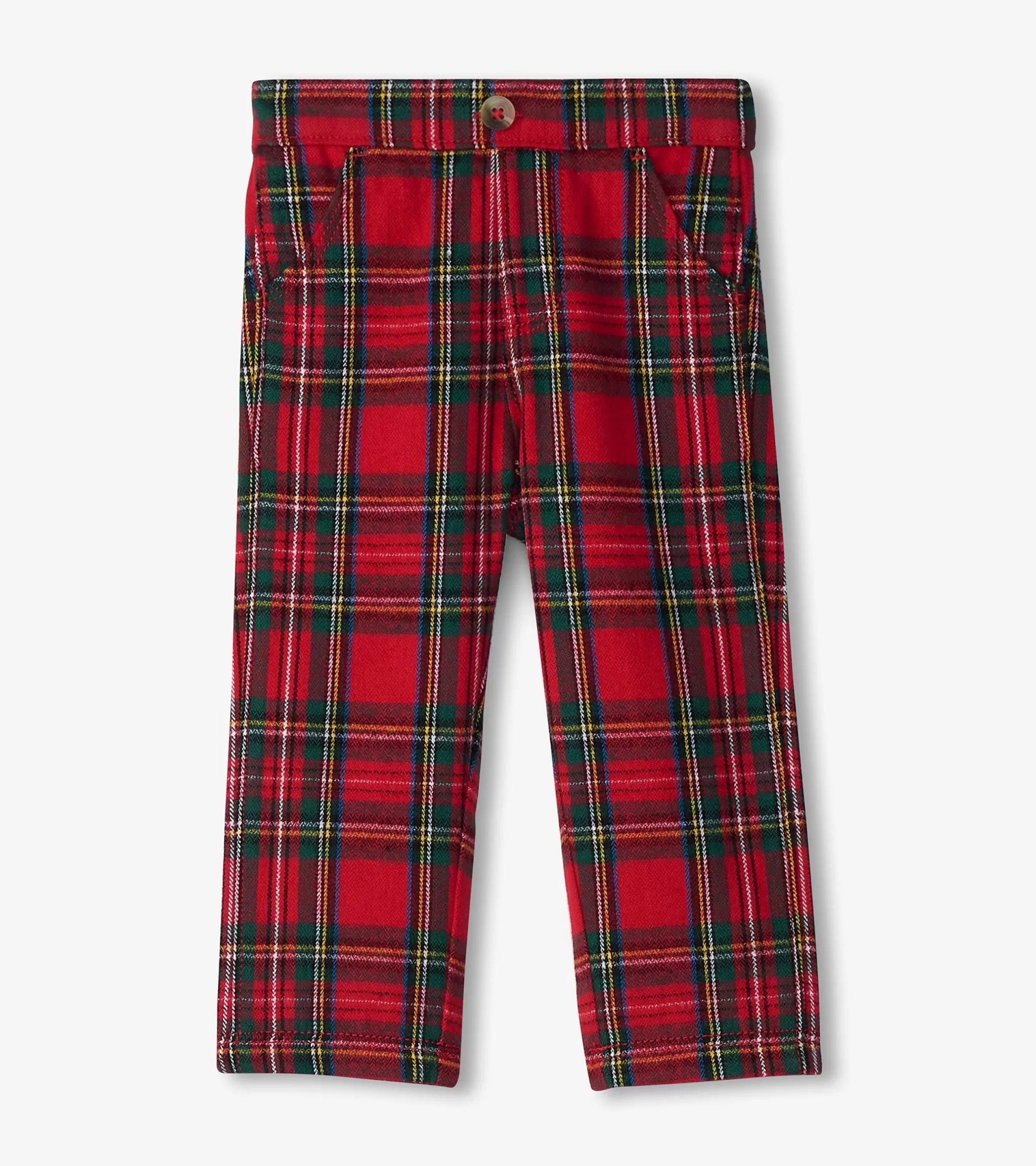 Hatley Bottoms*Baby & Toddler Red Plaid Straight Leg Pants