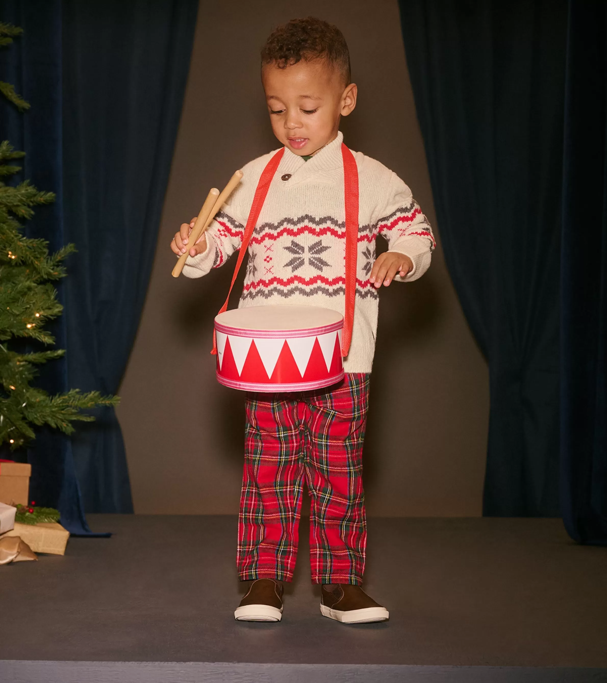 Hatley Bottoms*Baby & Toddler Red Plaid Straight Leg Pants