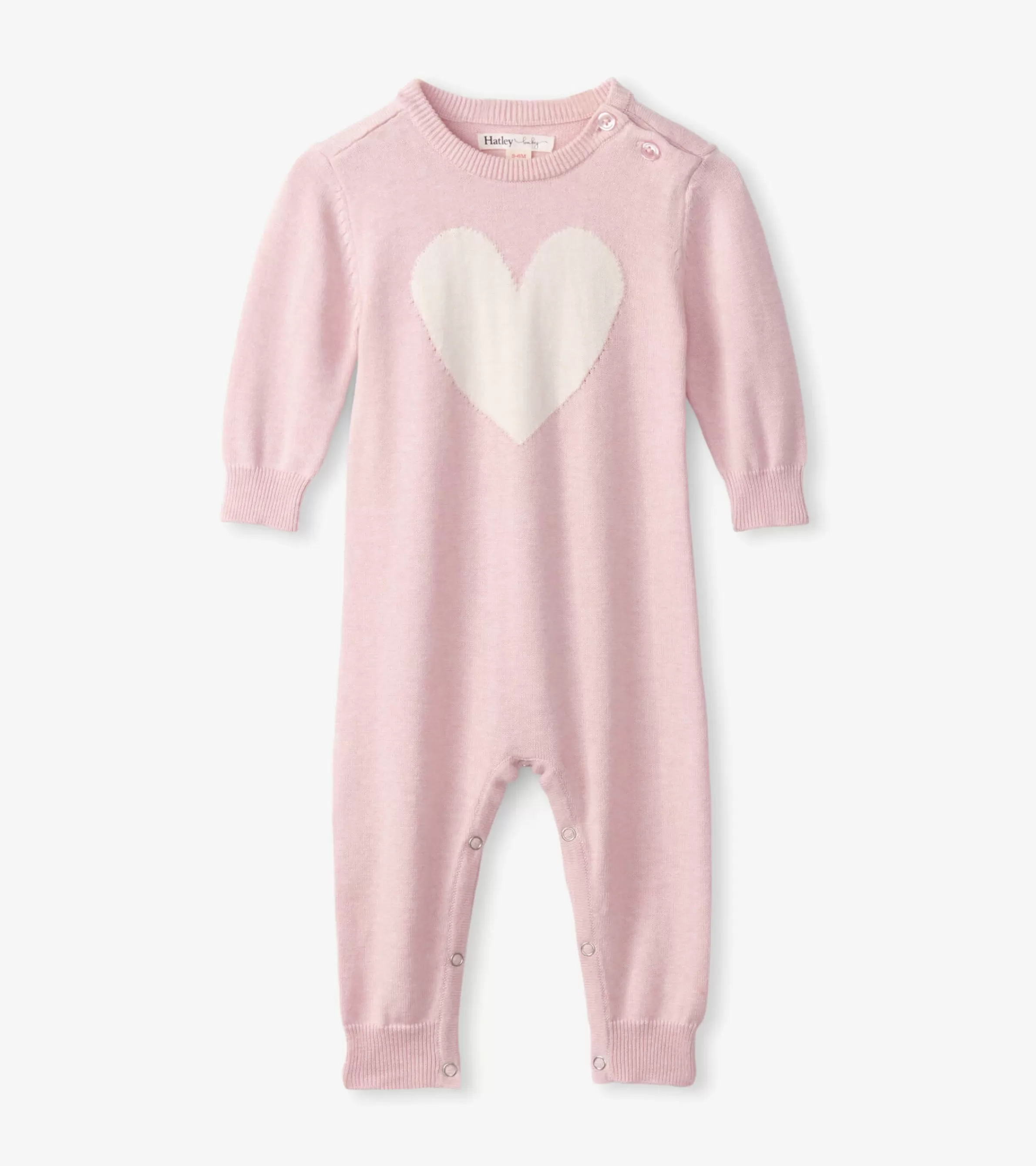 Hatley Sweaters | Rompers*Baby Big Heart Sweater Onesie