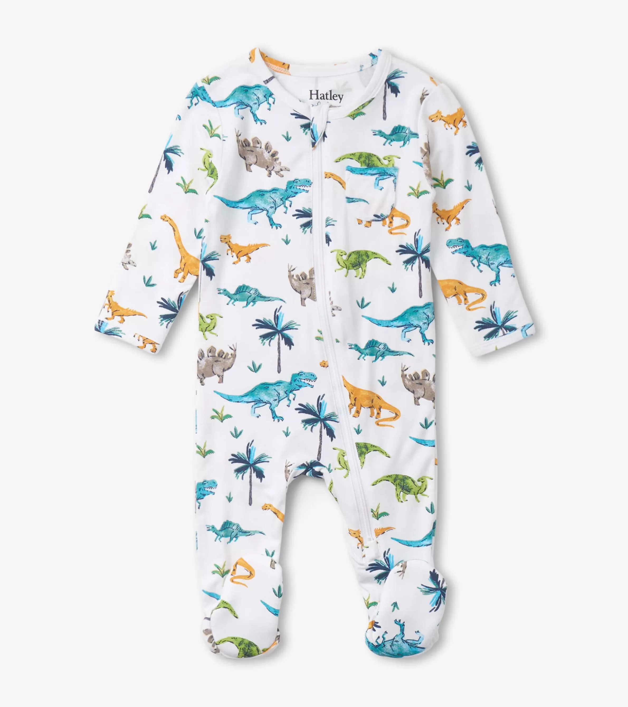 Hatley Sleepwear | Sleepwear*Baby Boys Prehistoric Dino Footed Sleeper