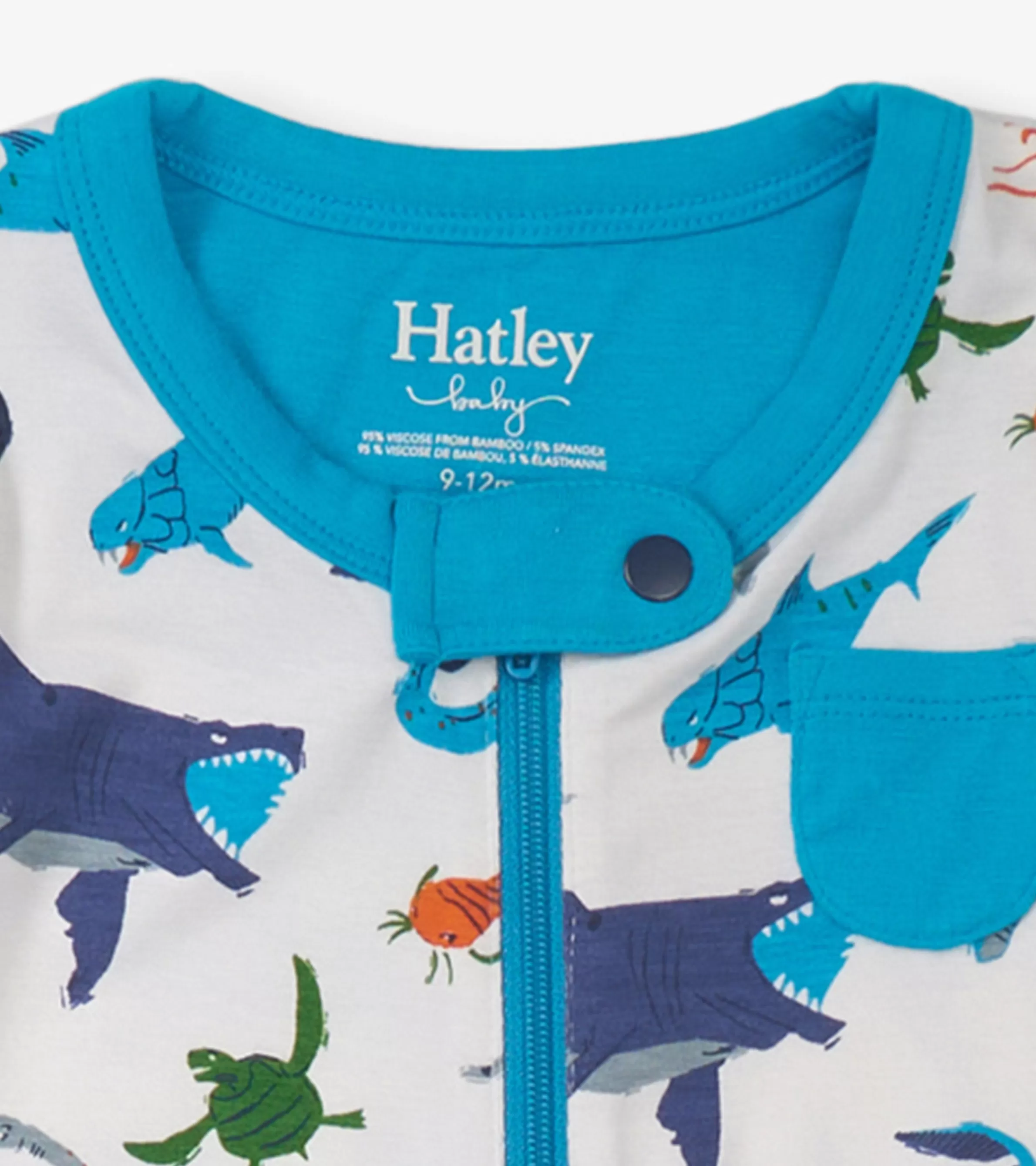 Hatley Sleepwear | Sleepwear*Baby Boys Prehistoric Marine Footed Sleeper