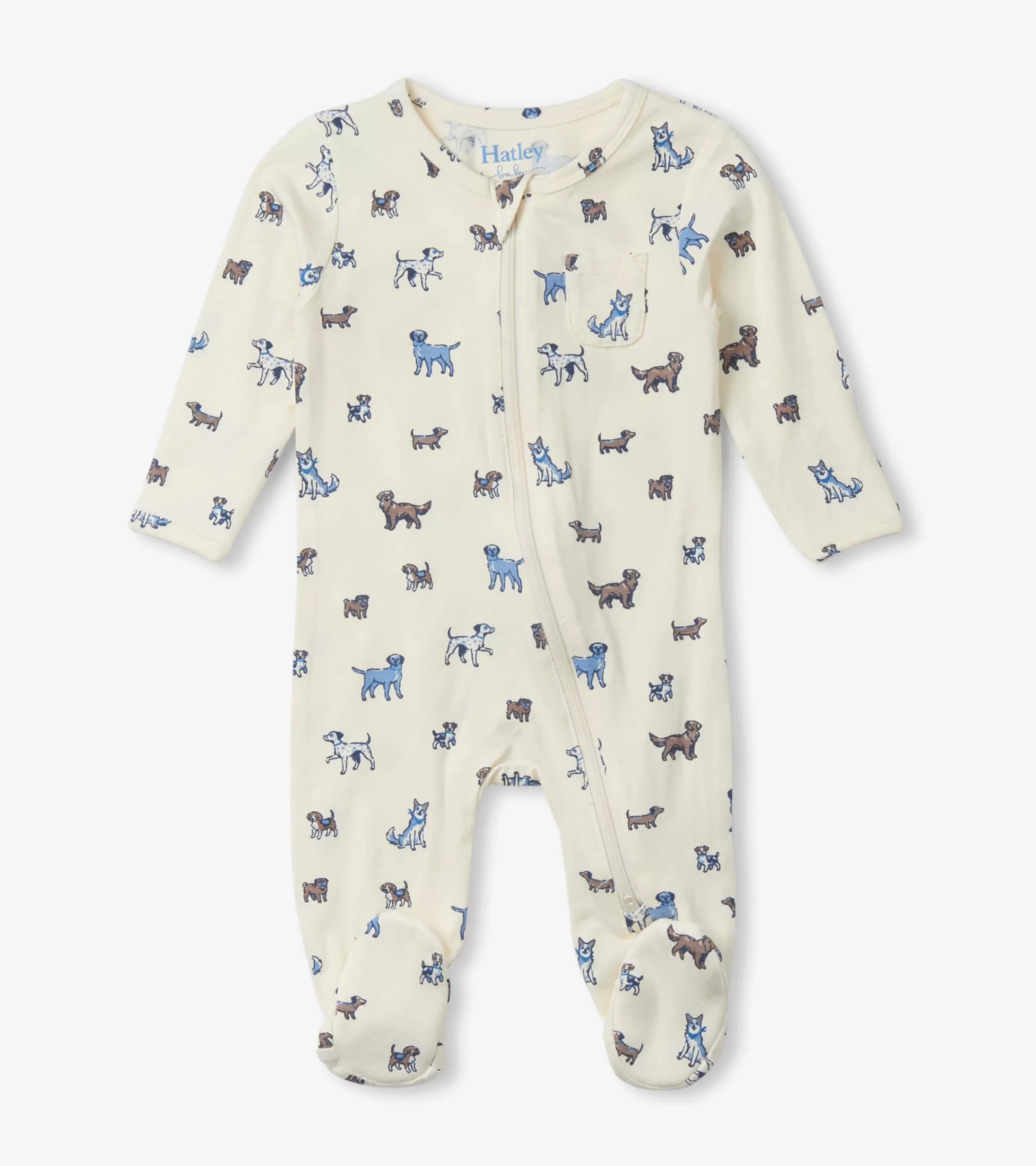 Hatley Sleepwear | Sleepwear*Baby Boys Puppies Puppies Footed Sleeper