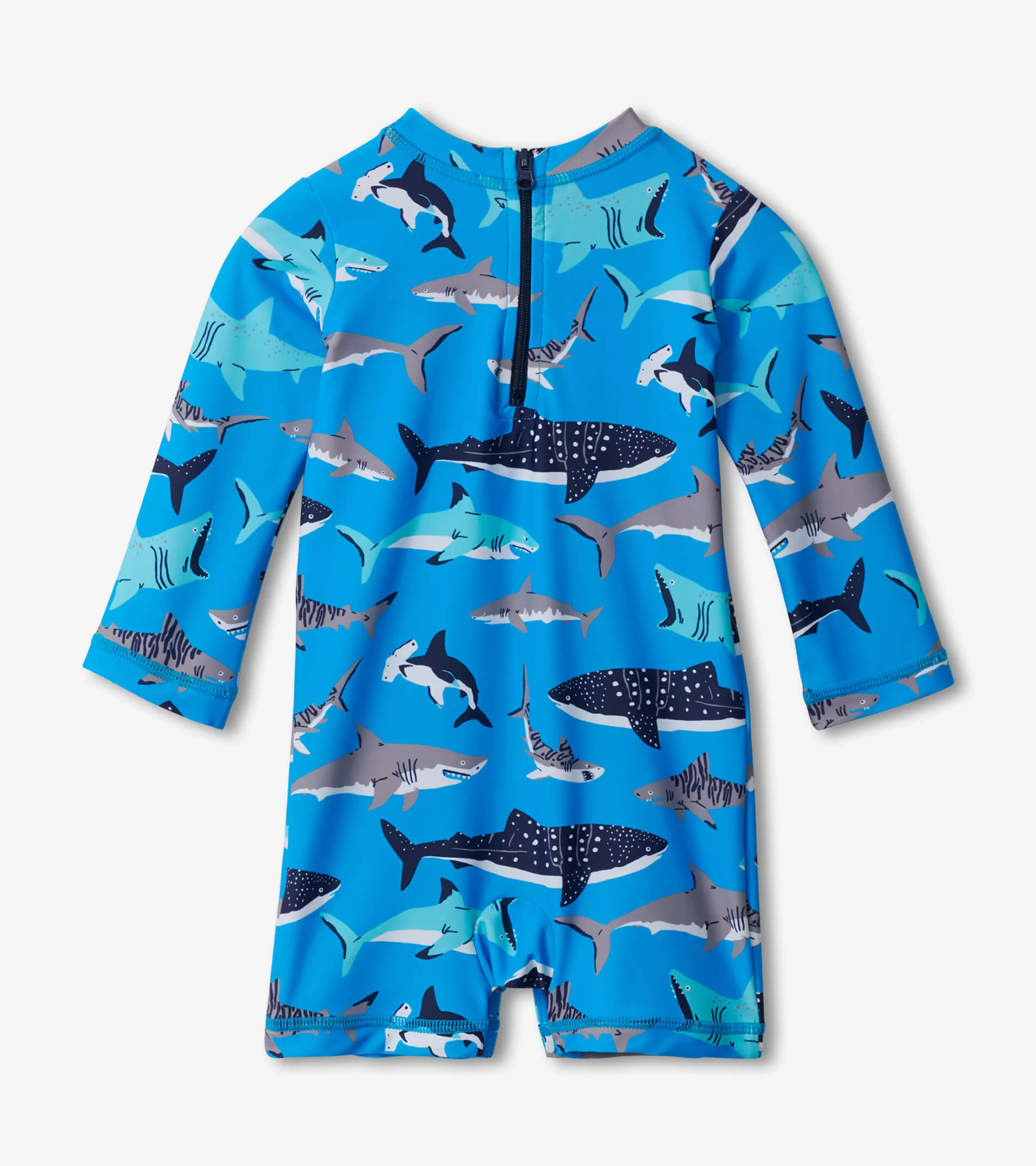 Hatley Swimwear | Swimwear*Baby Boys Shark School One-Piece Rashguard