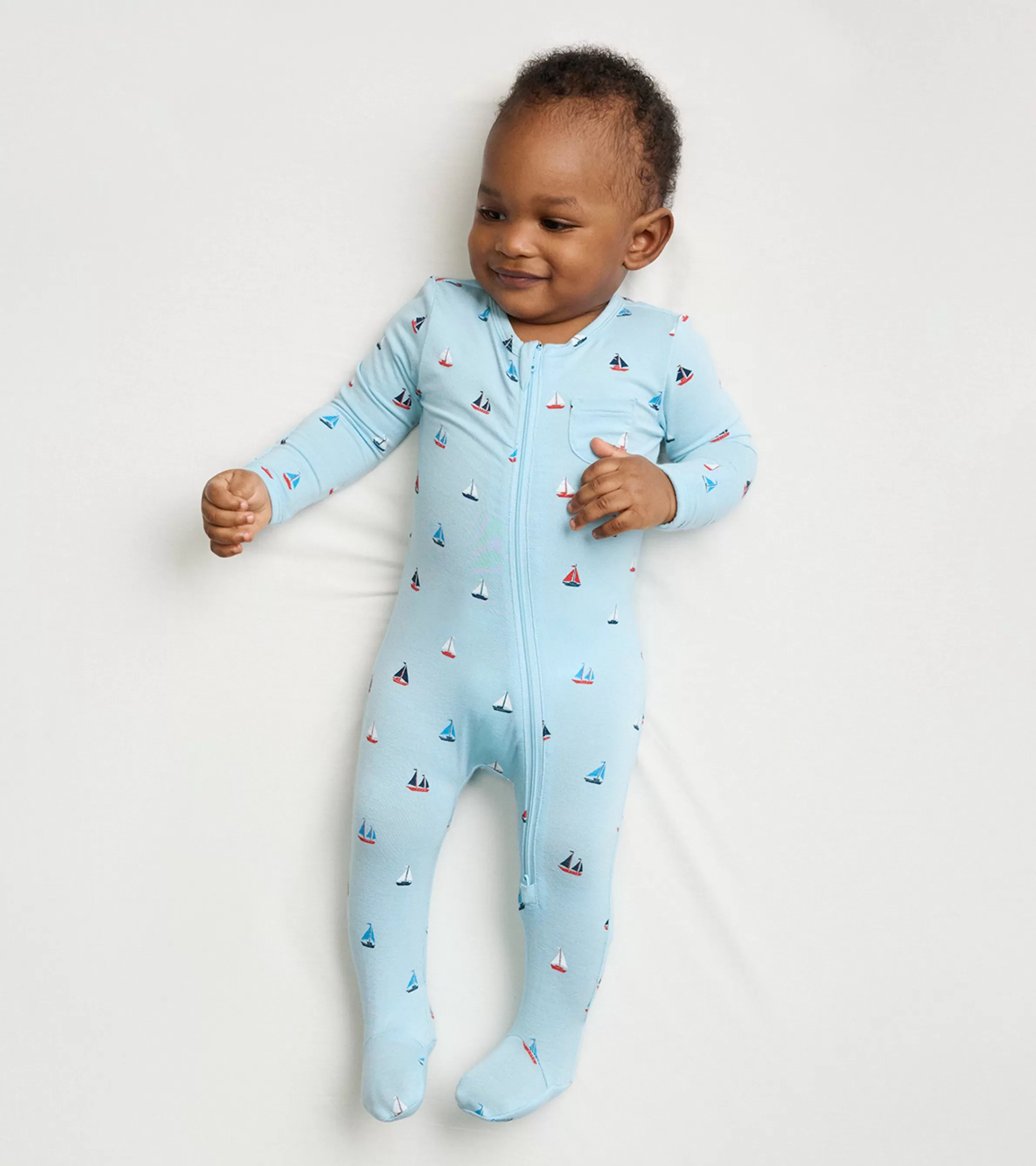 Hatley Sleepwear | Sleepwear*Baby Boys Tiny Sailboats Footed Sleeper