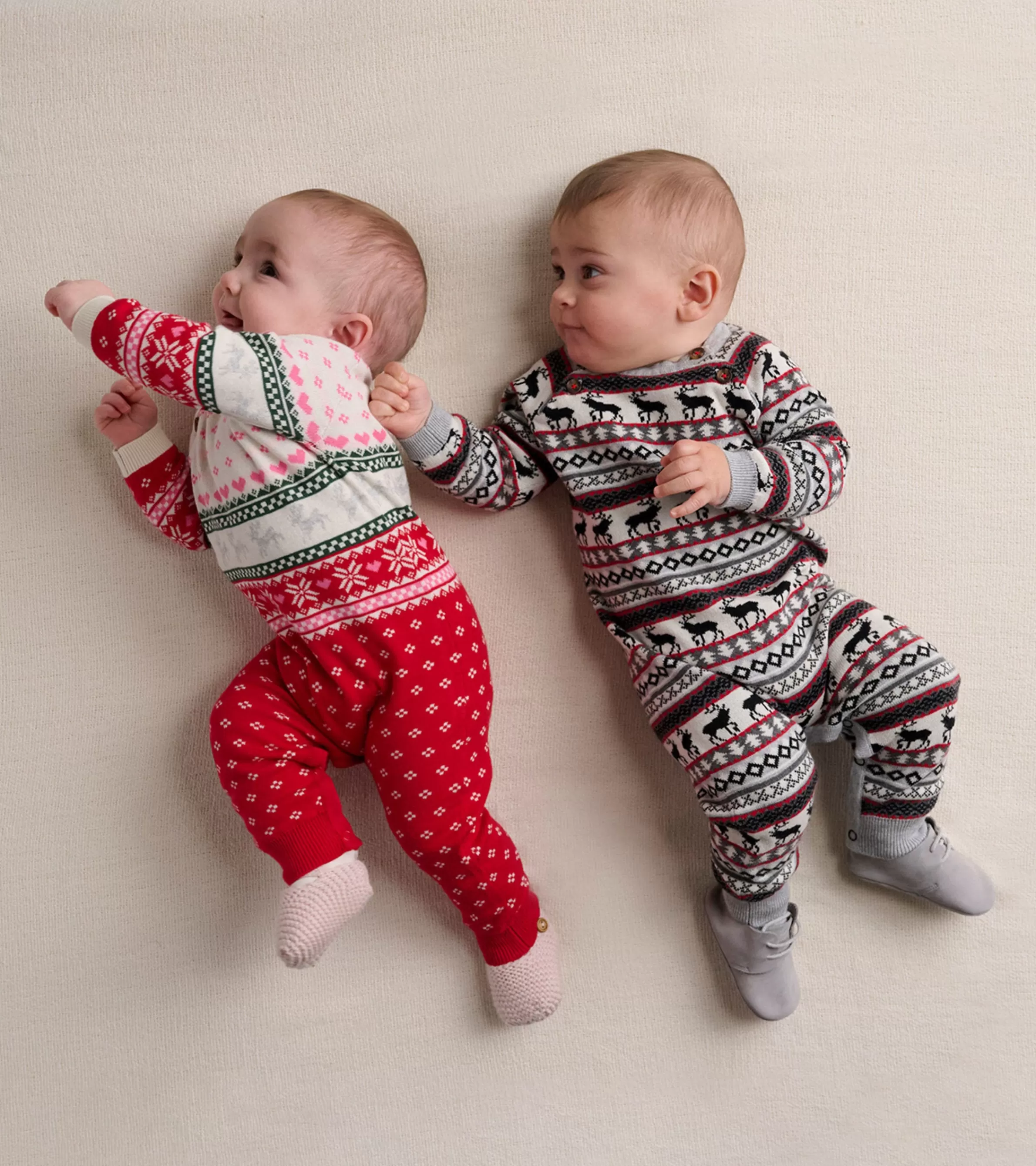 Hatley Sweaters | Rompers*Baby Deer Fairisle Sweater Onesie