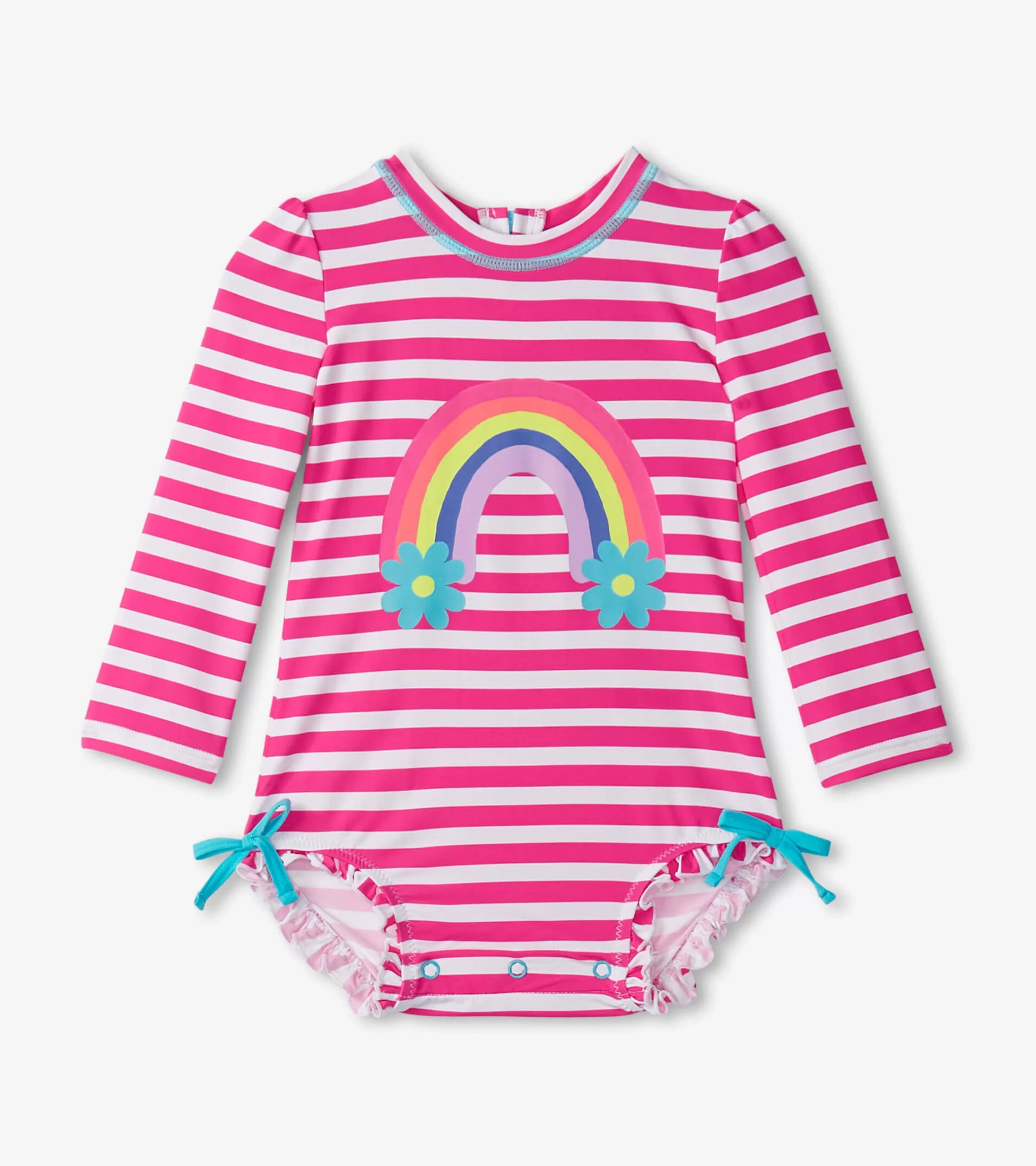 Hatley Swimwear | Swimwear*Baby Girls Candy Stripes Rashguard Swimsuit