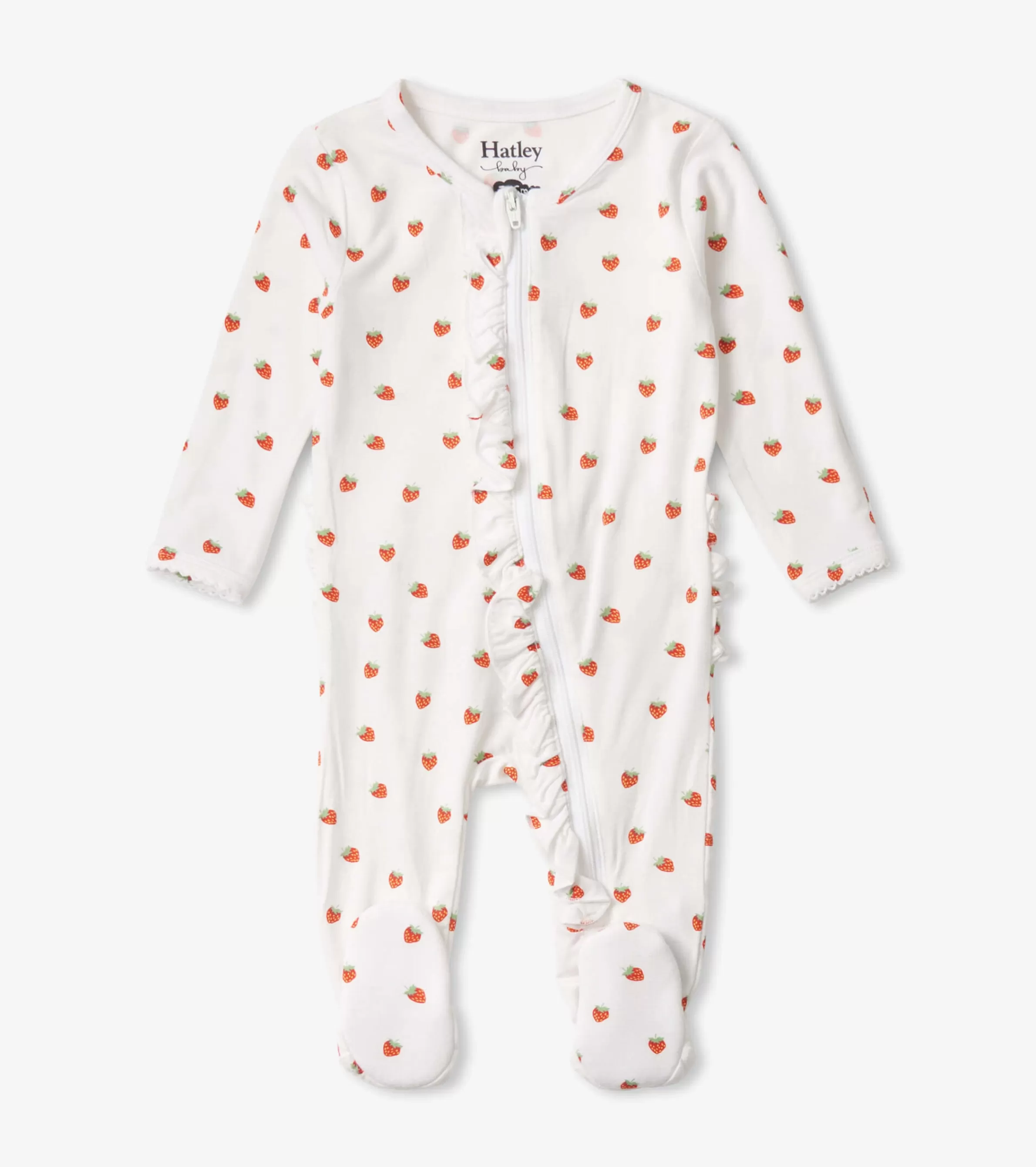 Hatley Sleepwear | Sleepwear*Baby Girls Ditsy Strawberries Footed Sleeper