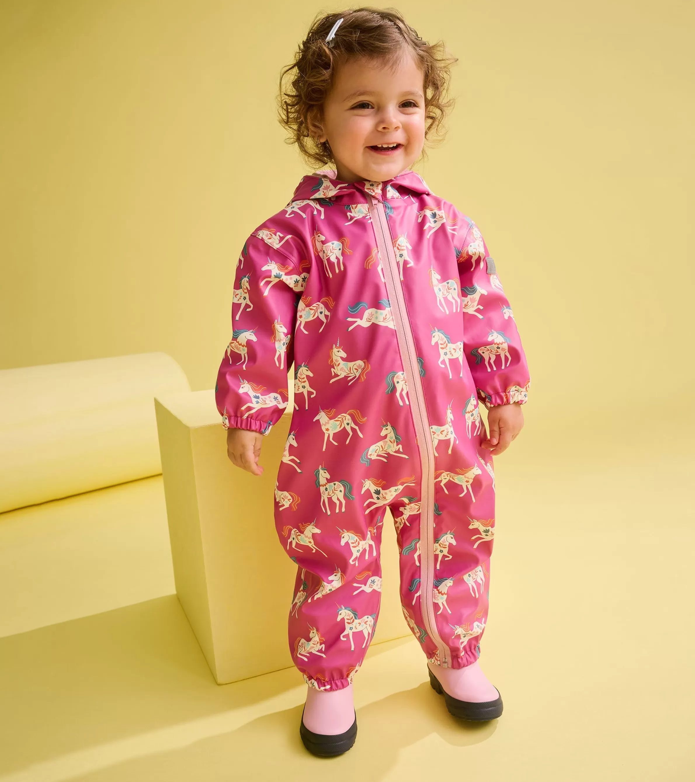 Hatley Rainwear | Rainwear*Baby Girls Folksy Unicorns Rain Suit