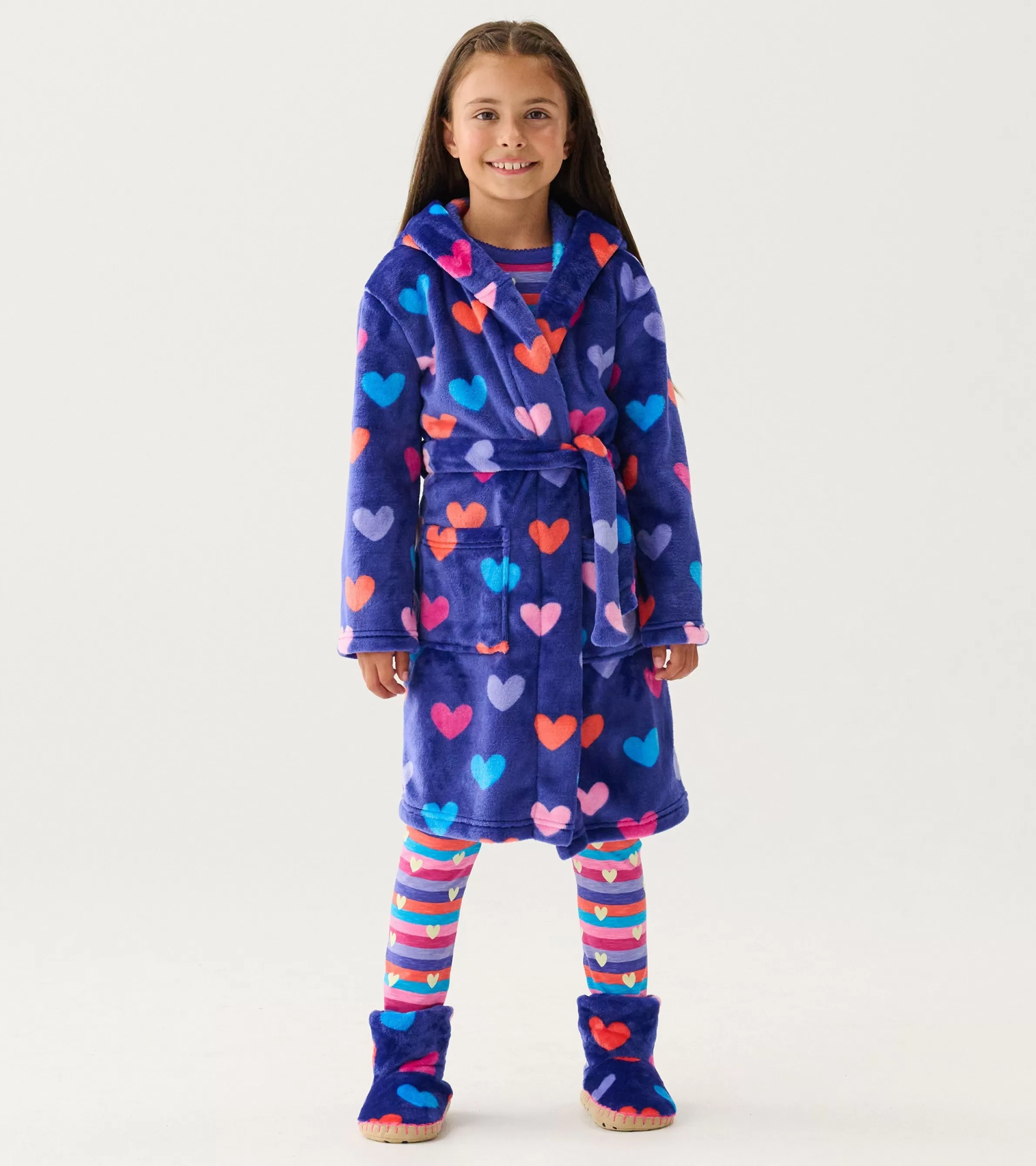 Hatley Sleepwear | Sleepwear*Baby Girls Hearts Fleece Robe