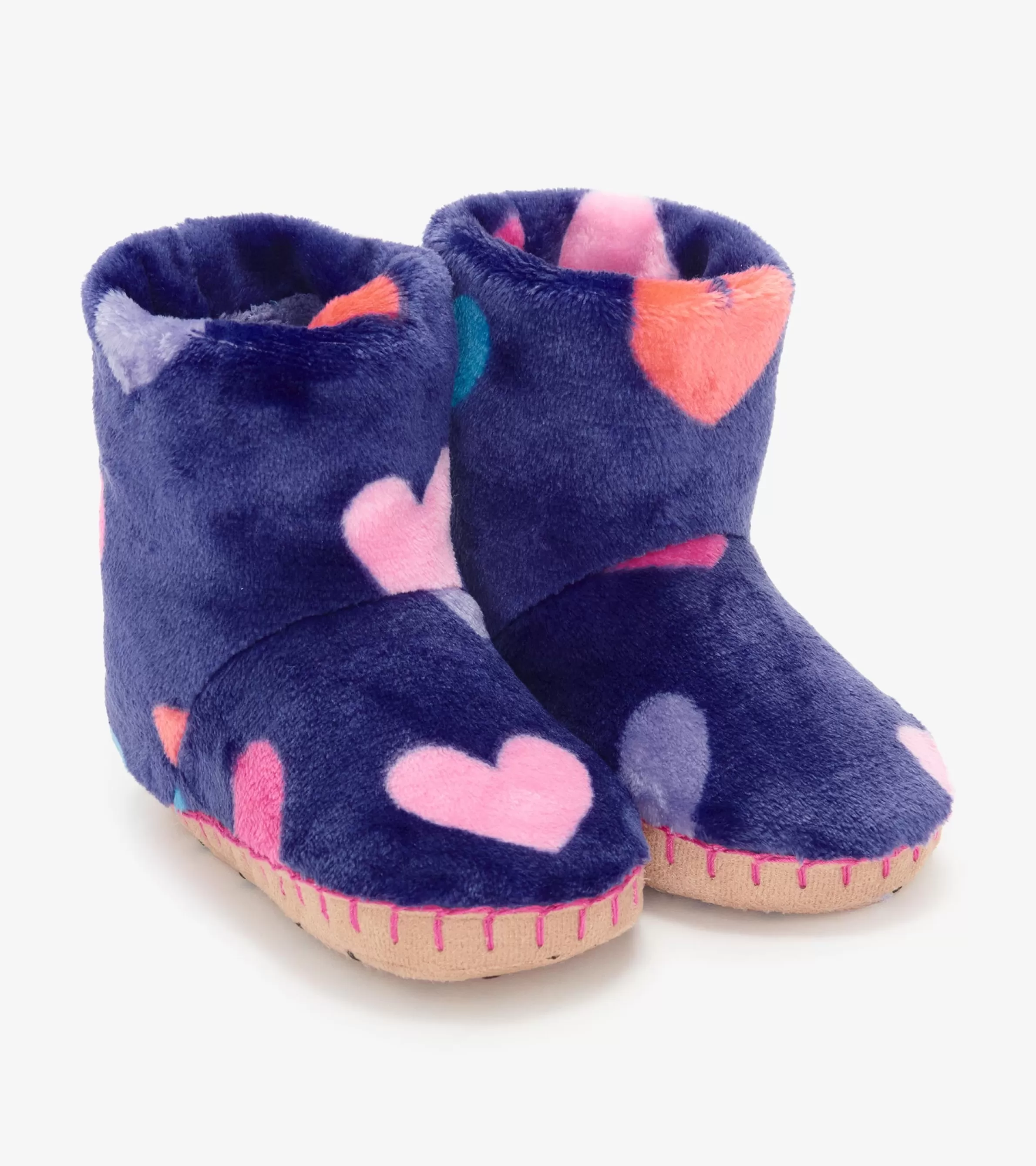 Hatley Sleepwear | Sleepwear*Baby Girls Hearts Fleece Slippers