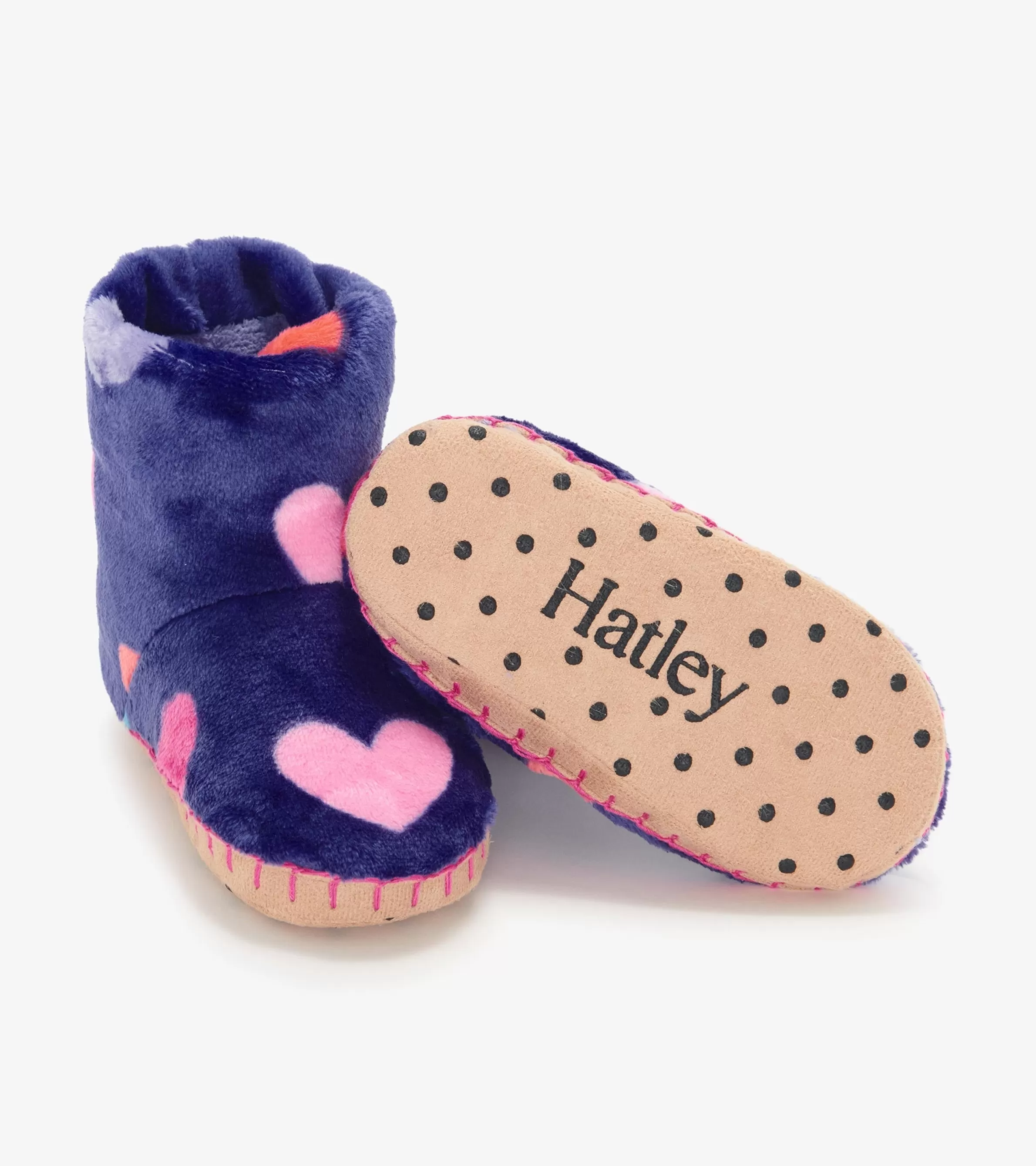 Hatley Sleepwear | Sleepwear*Baby Girls Hearts Fleece Slippers