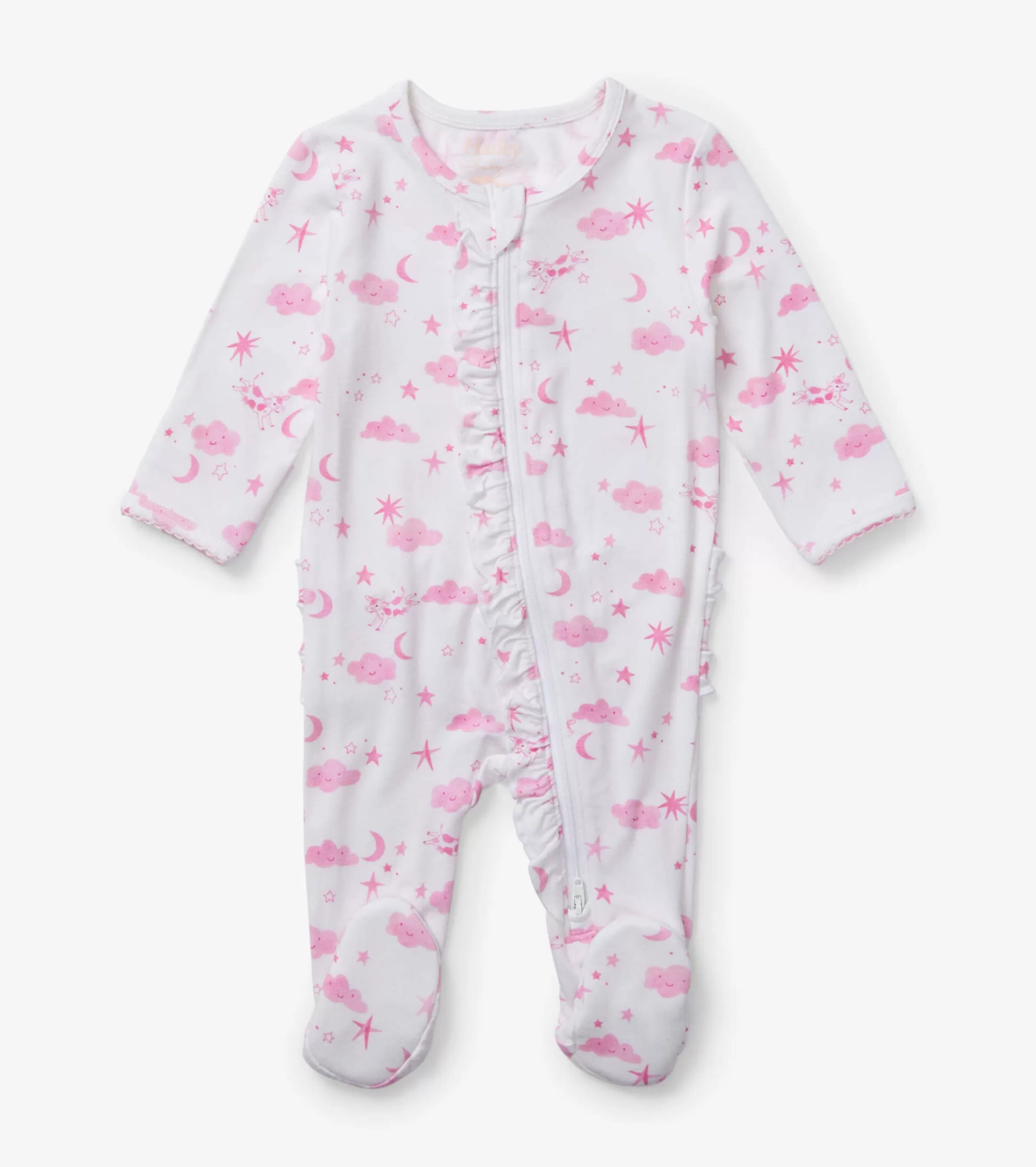 Hatley Sleepwear | Sleepwear*Baby Girls Pink Starry Night Footed Sleeper