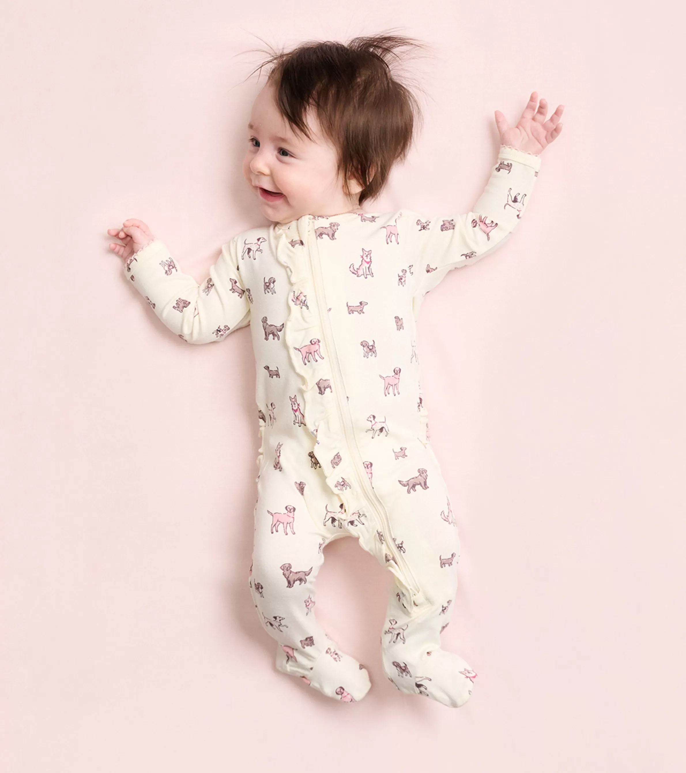 Hatley Sleepwear | Sleepwear*Baby Girls Playful Puppies Footed Sleeper