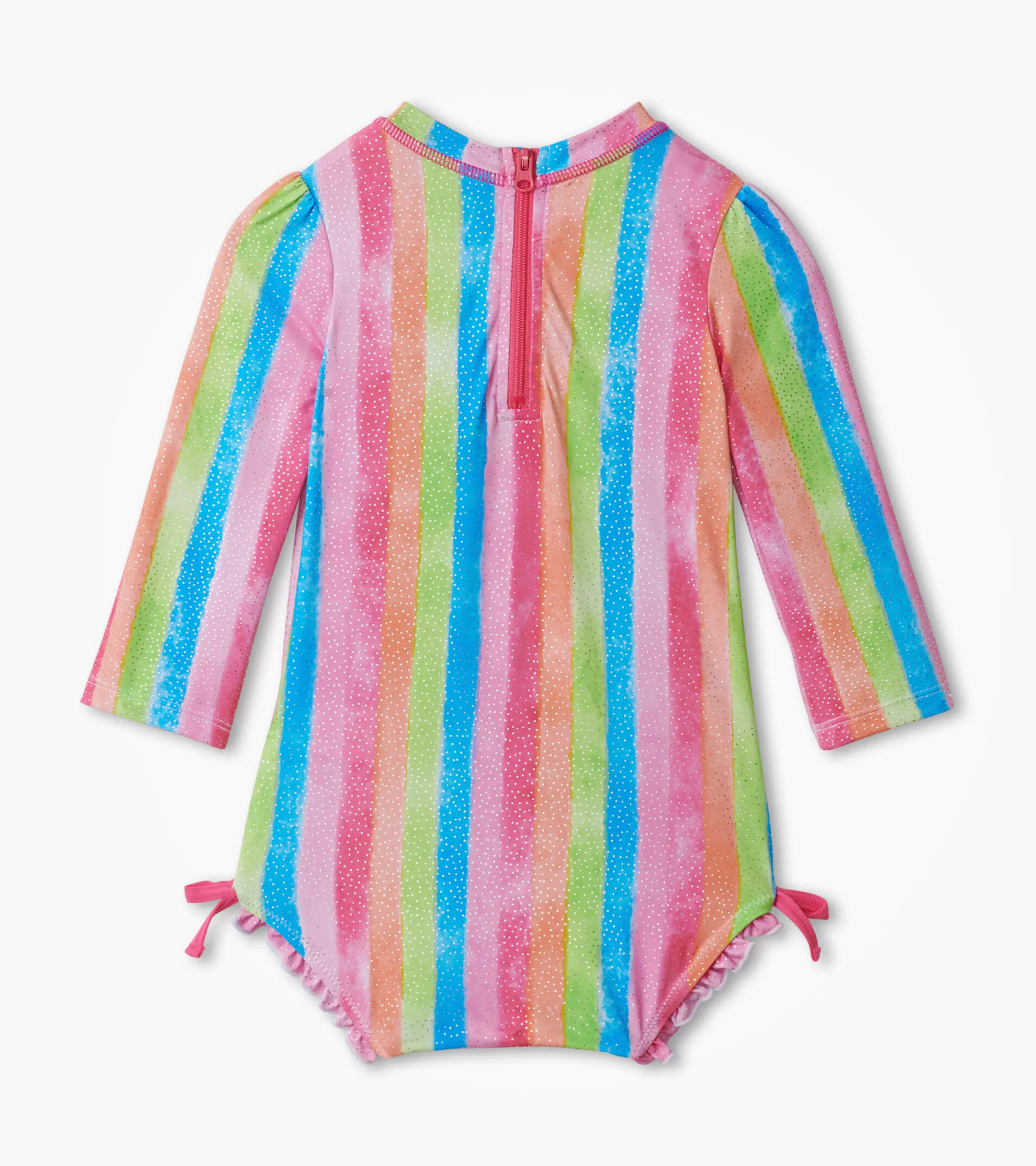 Hatley Swimwear | Swimwear*Baby Girls Rainbow Stripes Rashguard Swimsuit