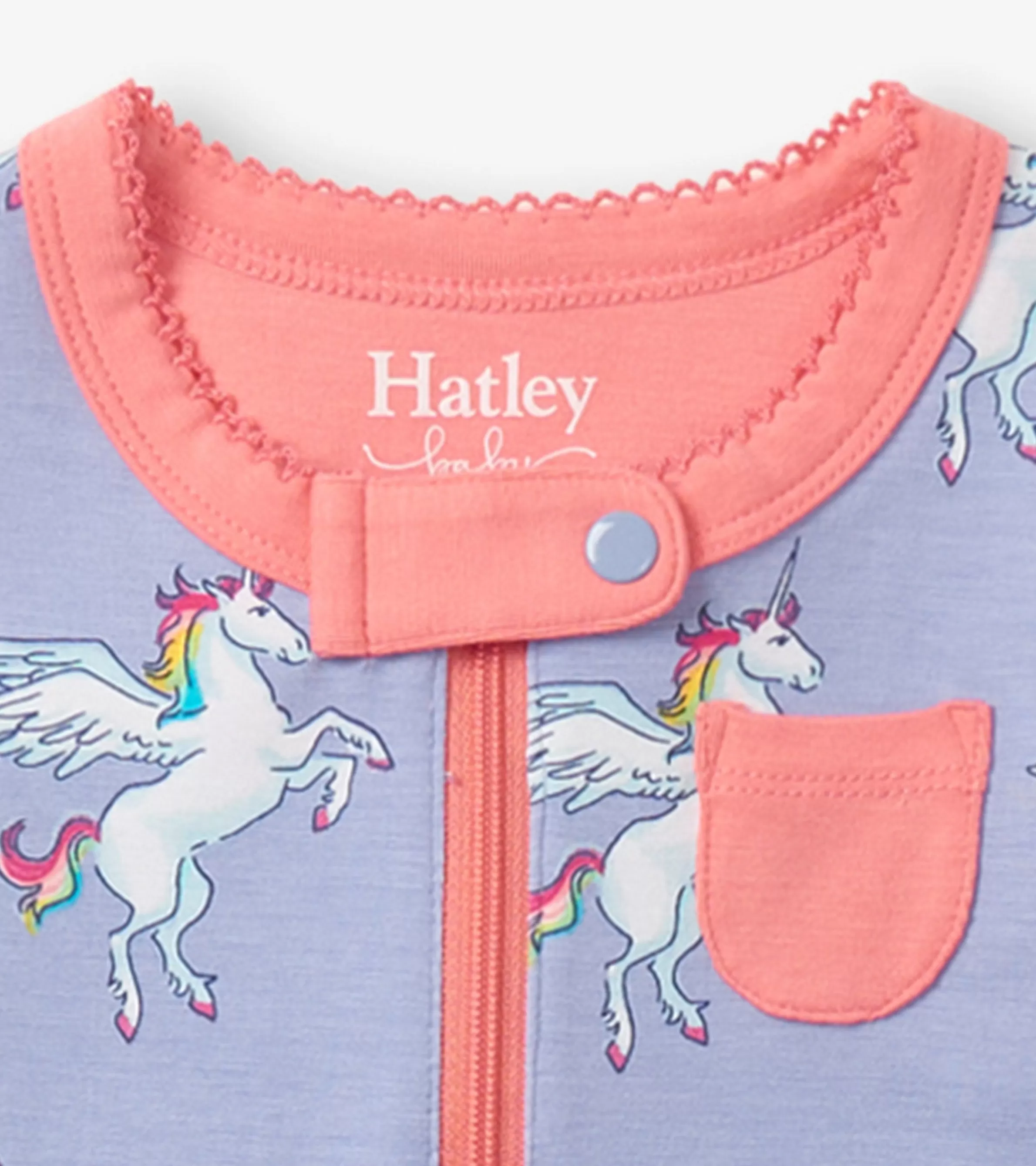 Hatley Sleepwear | Sleepwear*Baby Girls Rainbow Unicorn Footed Sleeper