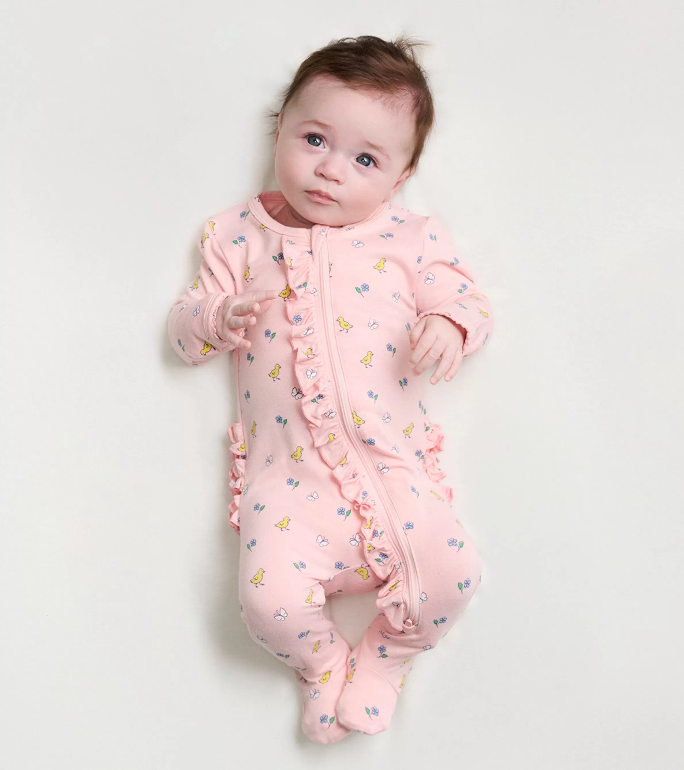 Hatley Sleepwear | Sleepwear*Baby Girls Springtime Ruffle Footed Sleeper