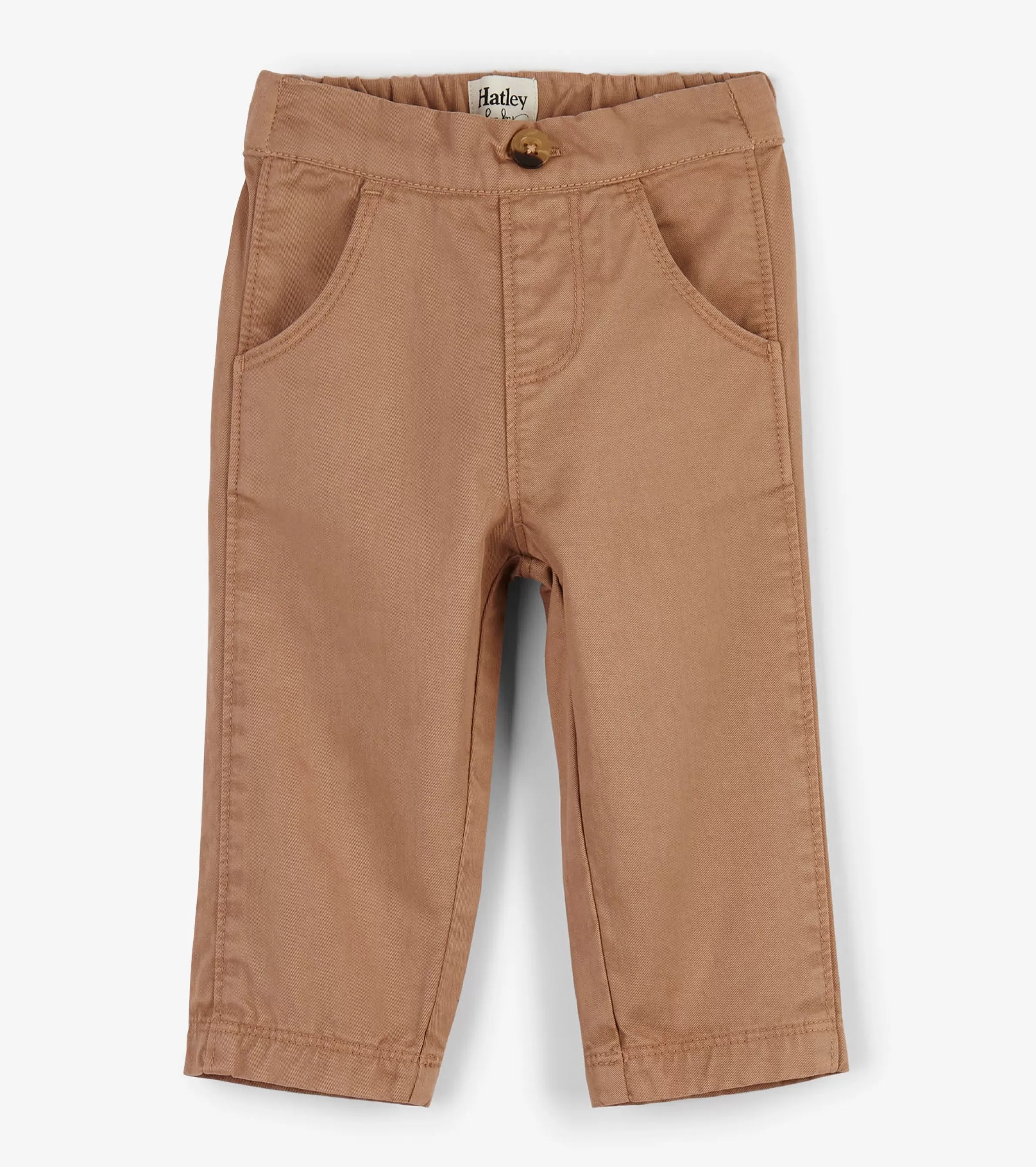 Hatley Bottoms*Baby Khaki Twill Pants