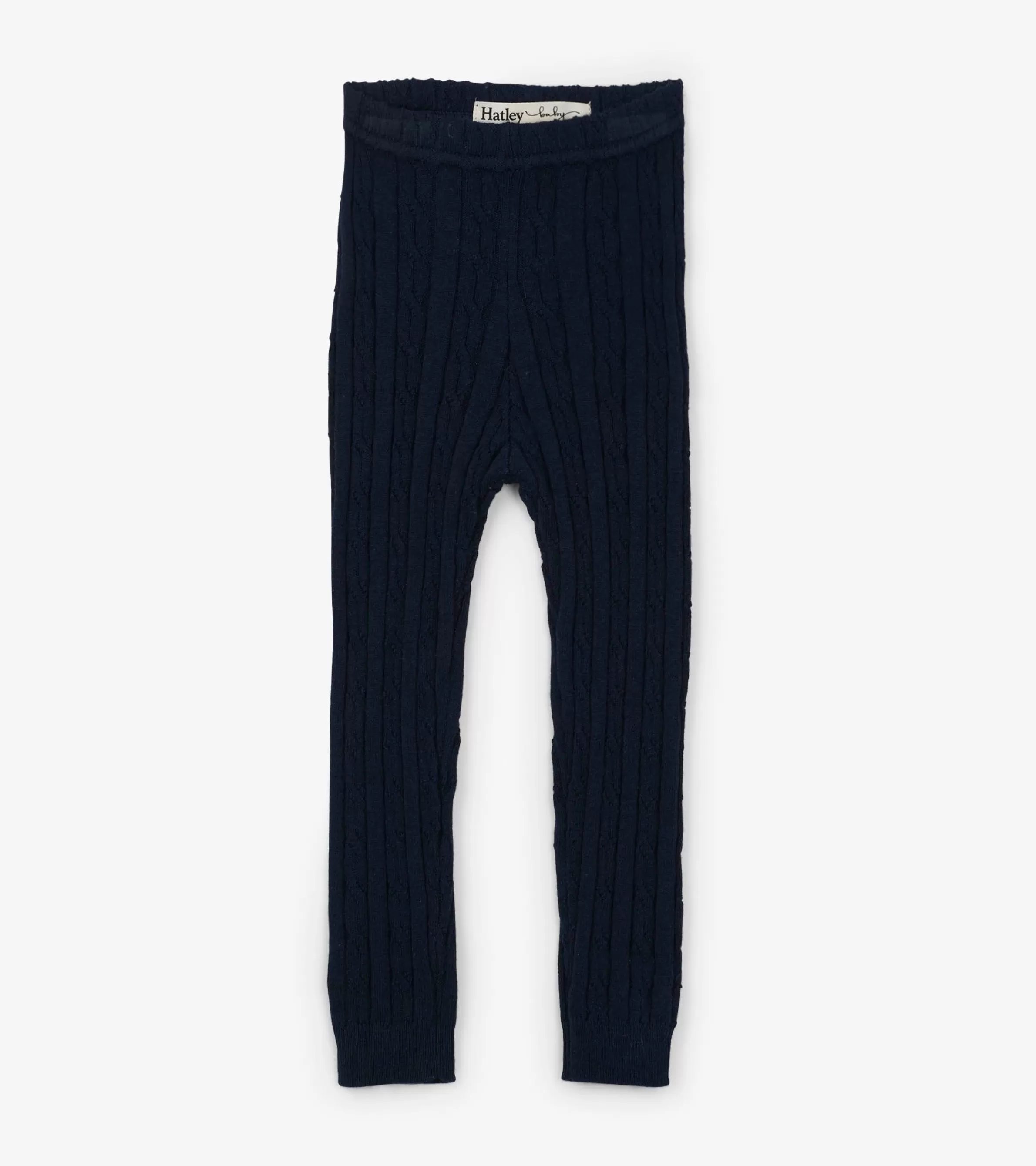 Hatley Bottoms*Baby Navy Cable Knit Leggings