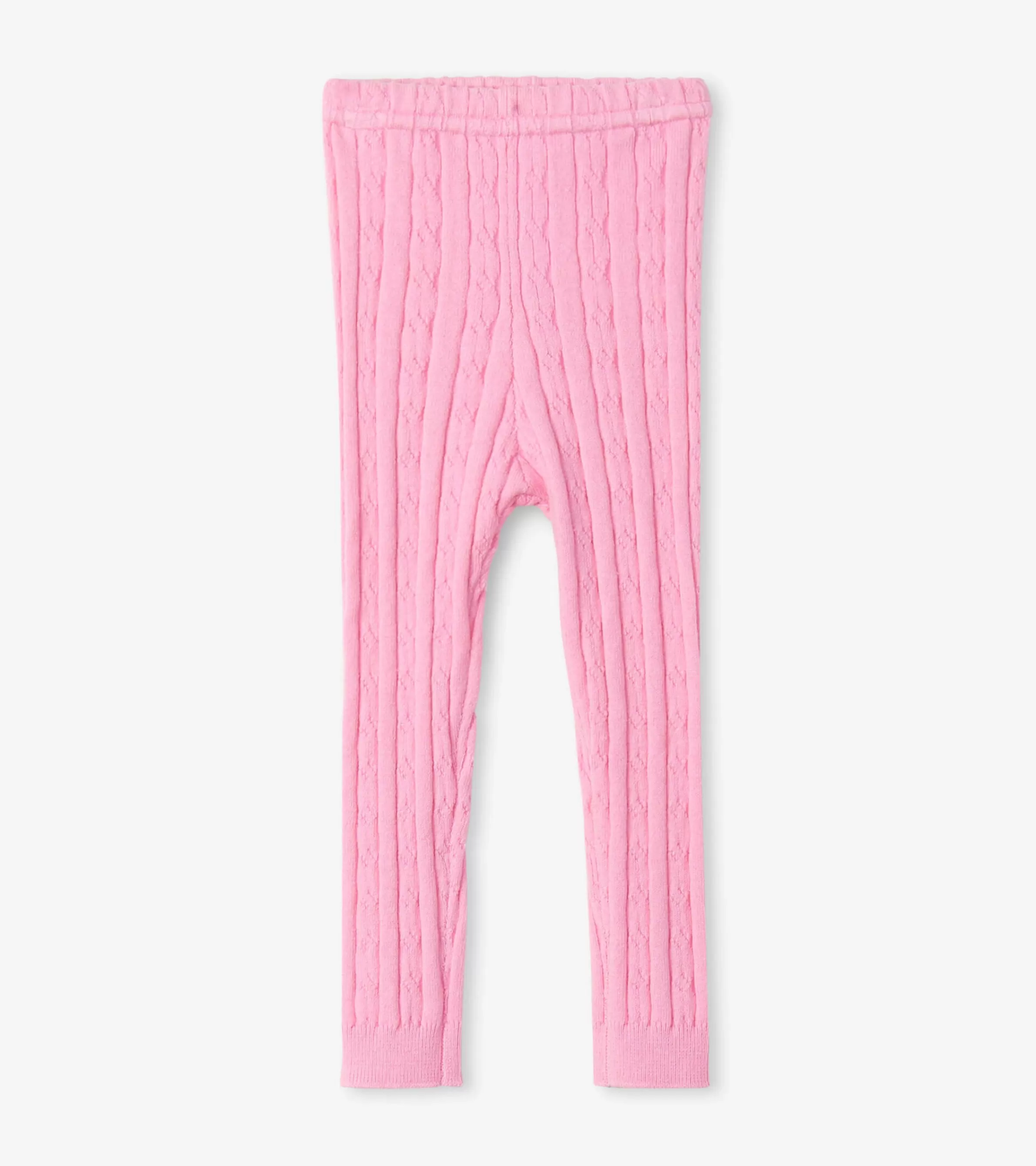 Hatley Bottoms*Baby Pink Cable Knit Leggings