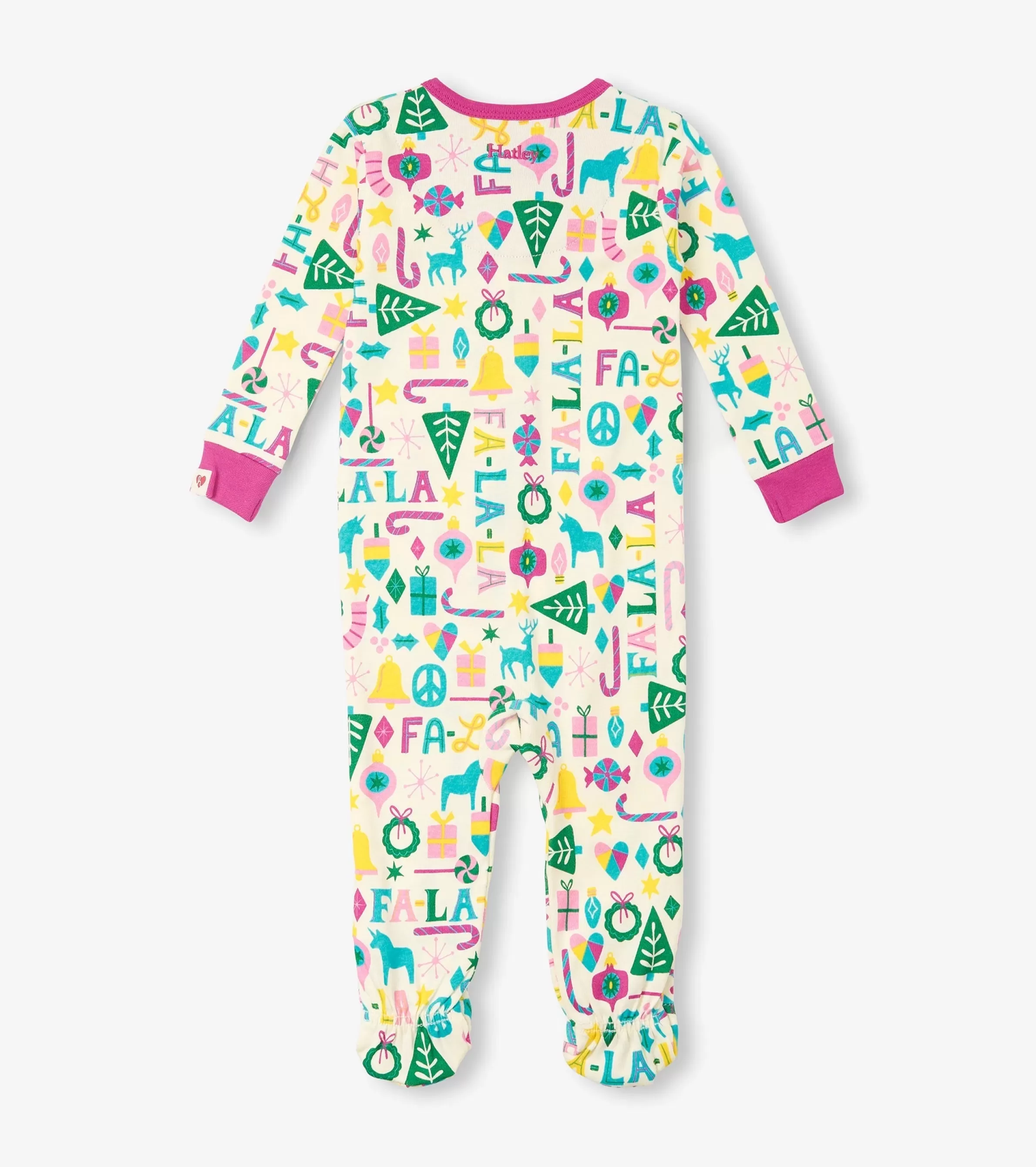 Hatley Sleepwear | Sleepwear*Baby Pink Falala Cotton Footed Sleeper