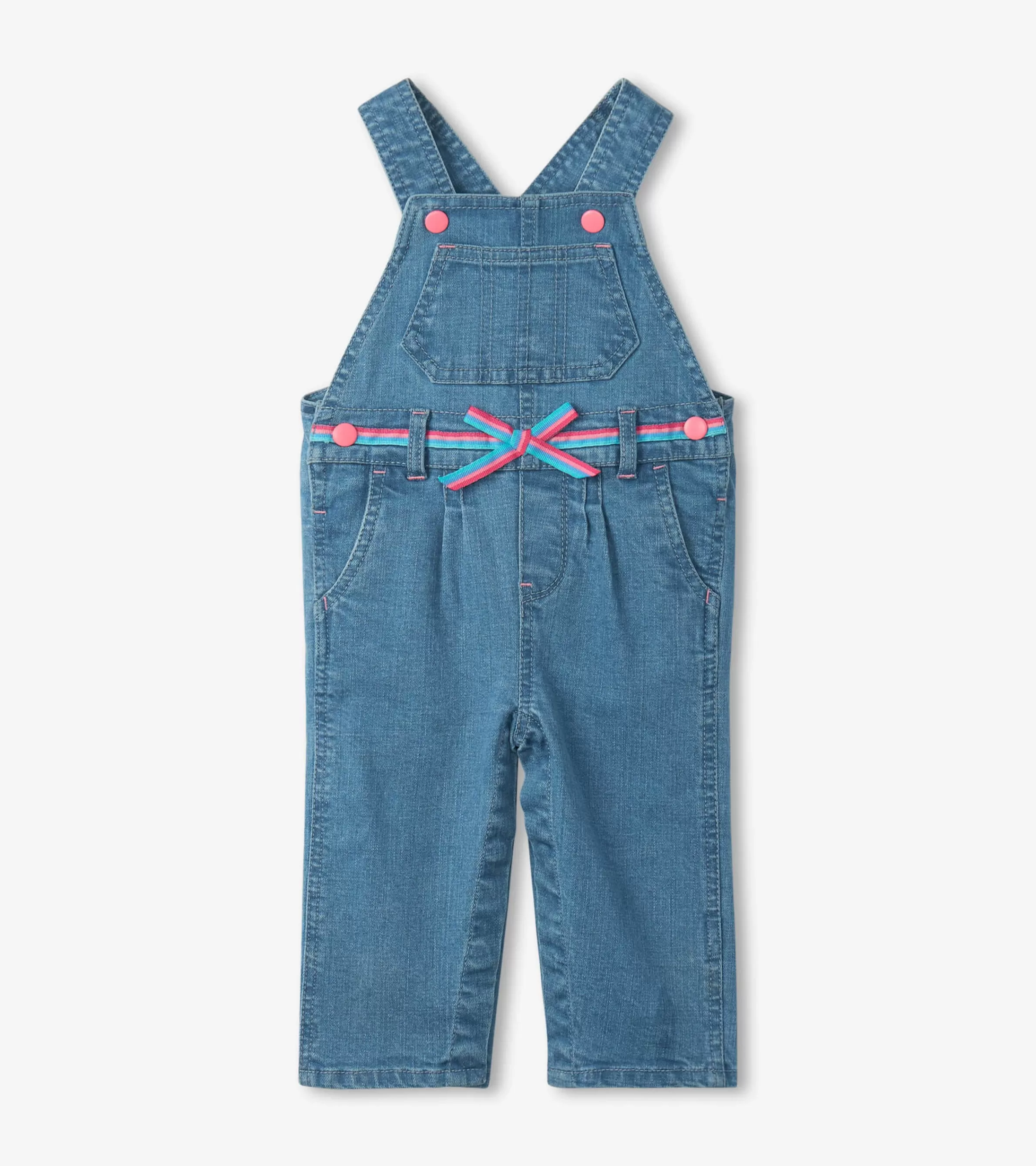 Hatley Rompers | Bottoms*Baby Spring Blue Denim Overalls