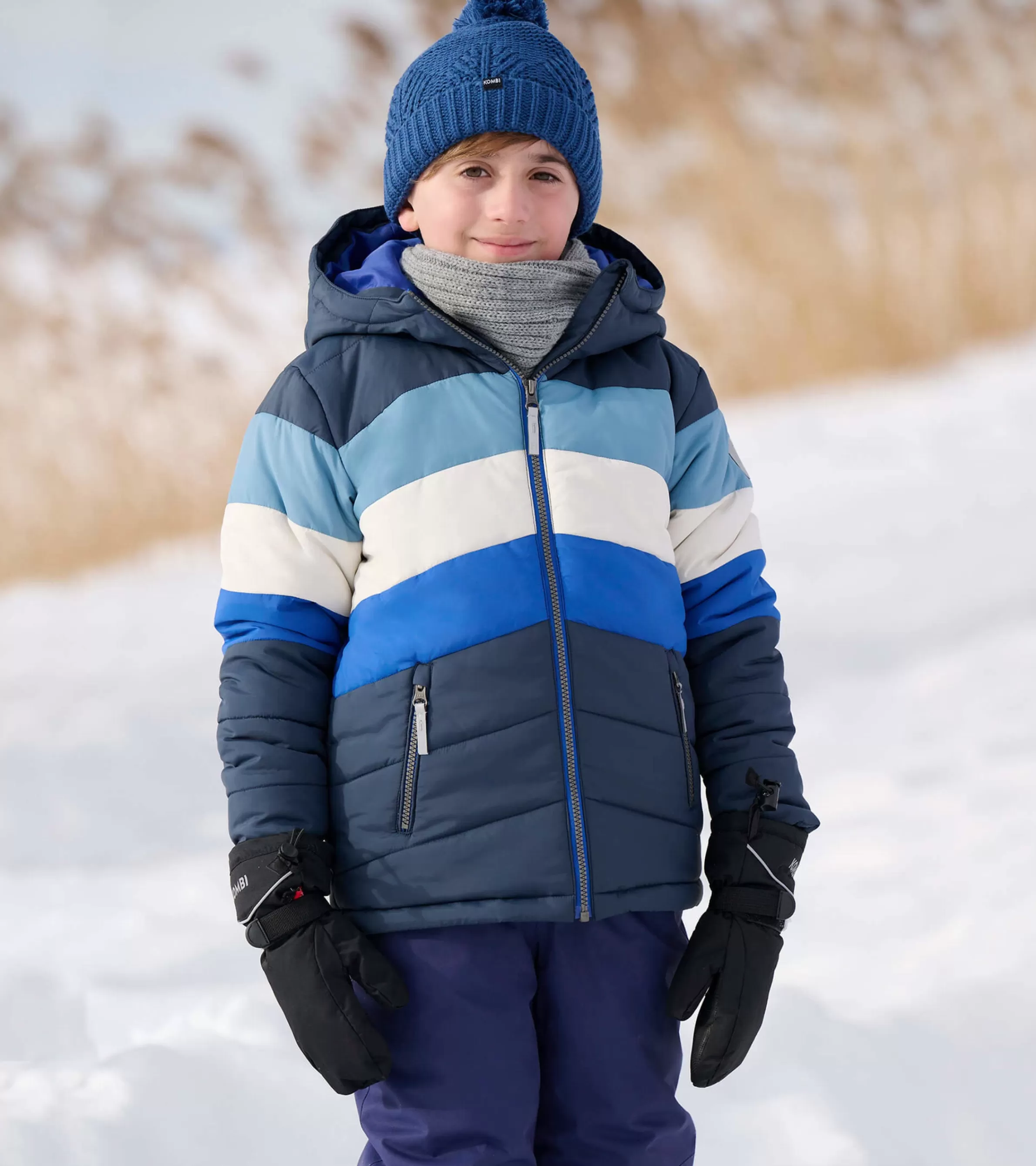 BOY Hatley Outerwear | Outerwear*Black & Blue Kids Puffer Jacket