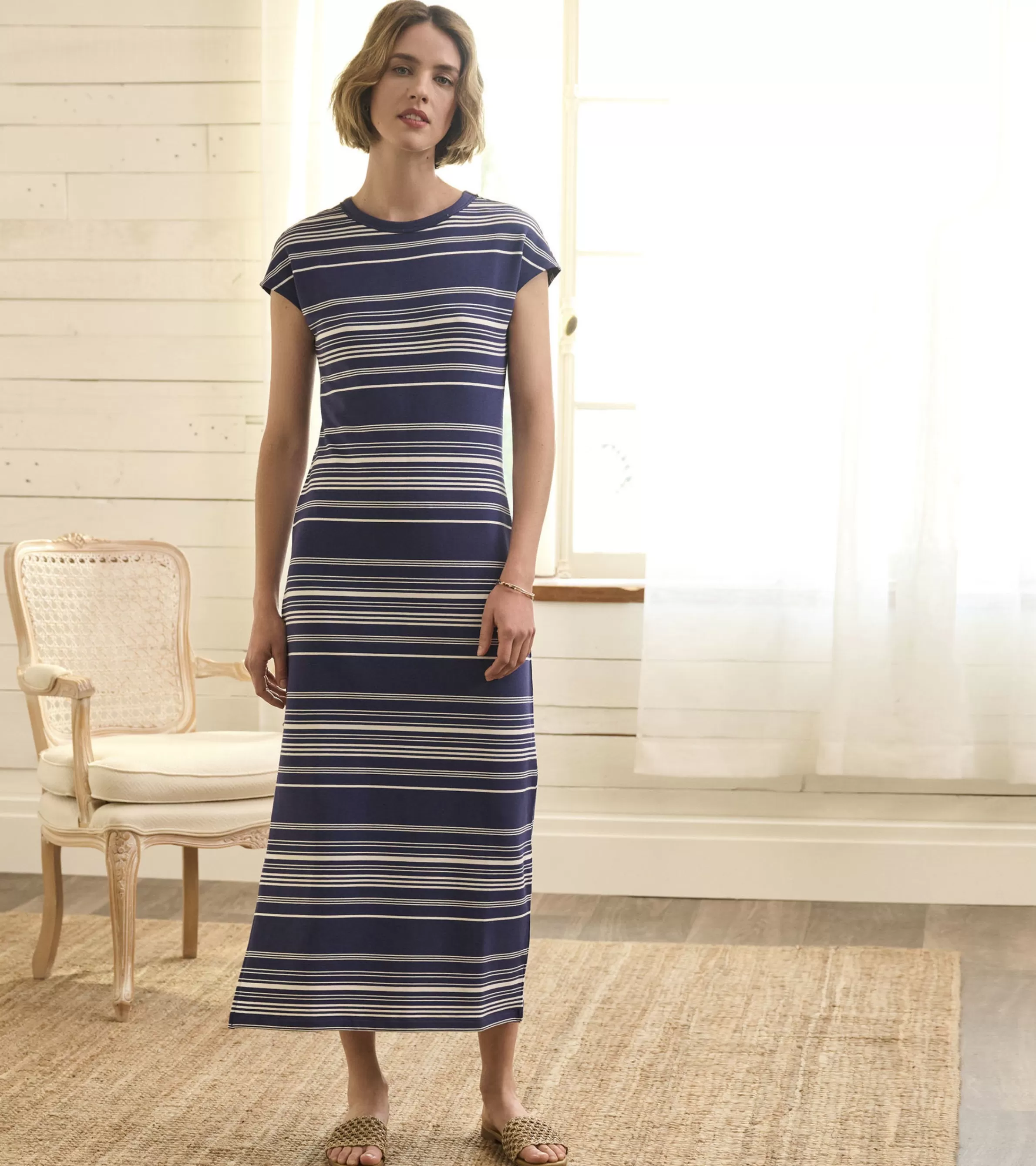 Women Hatley Dresses*Blake Dress - Patriot Blue Stripes