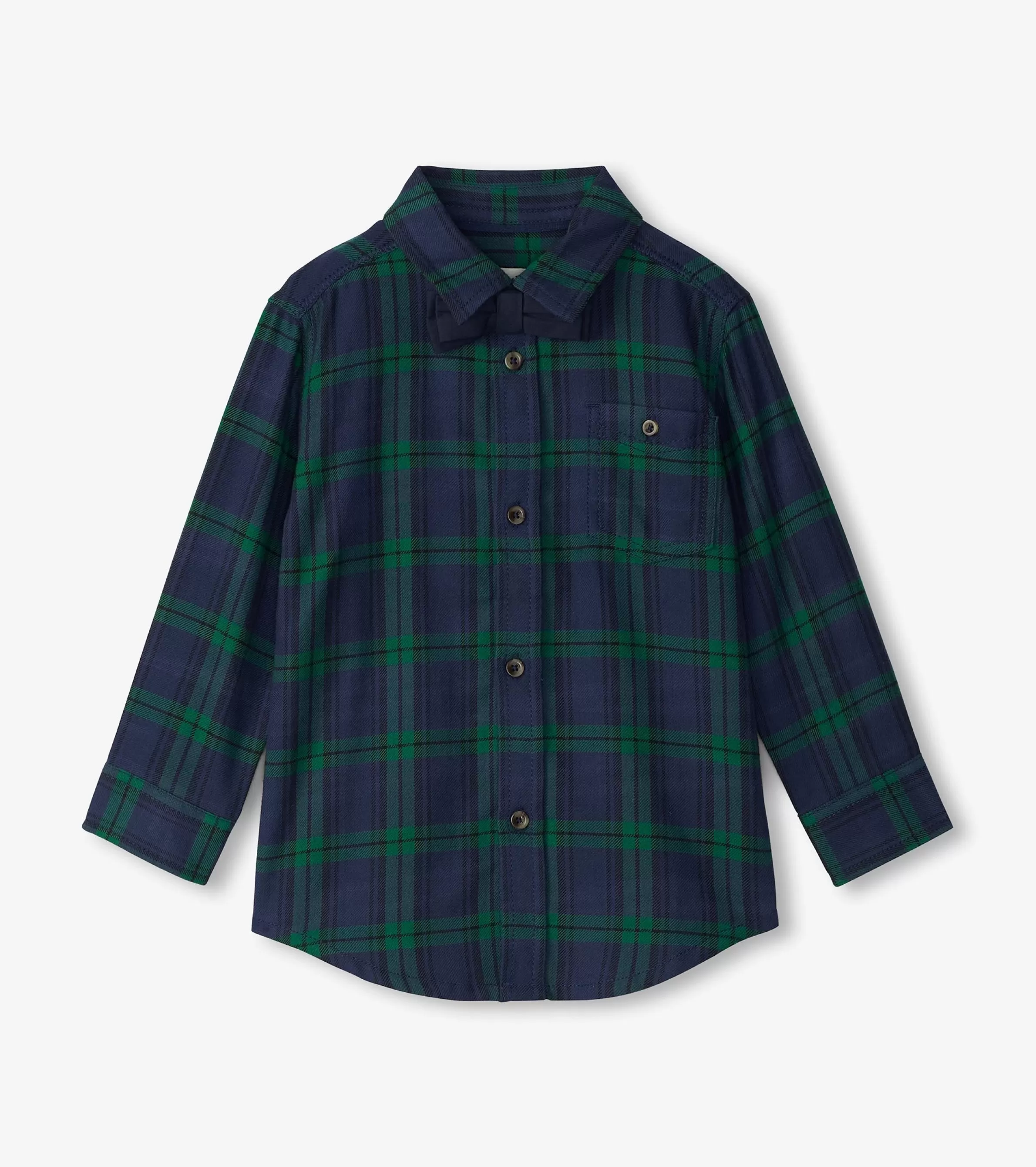 BOY Hatley Tops*Boys Blackwatch Plaid Button Down Shirt